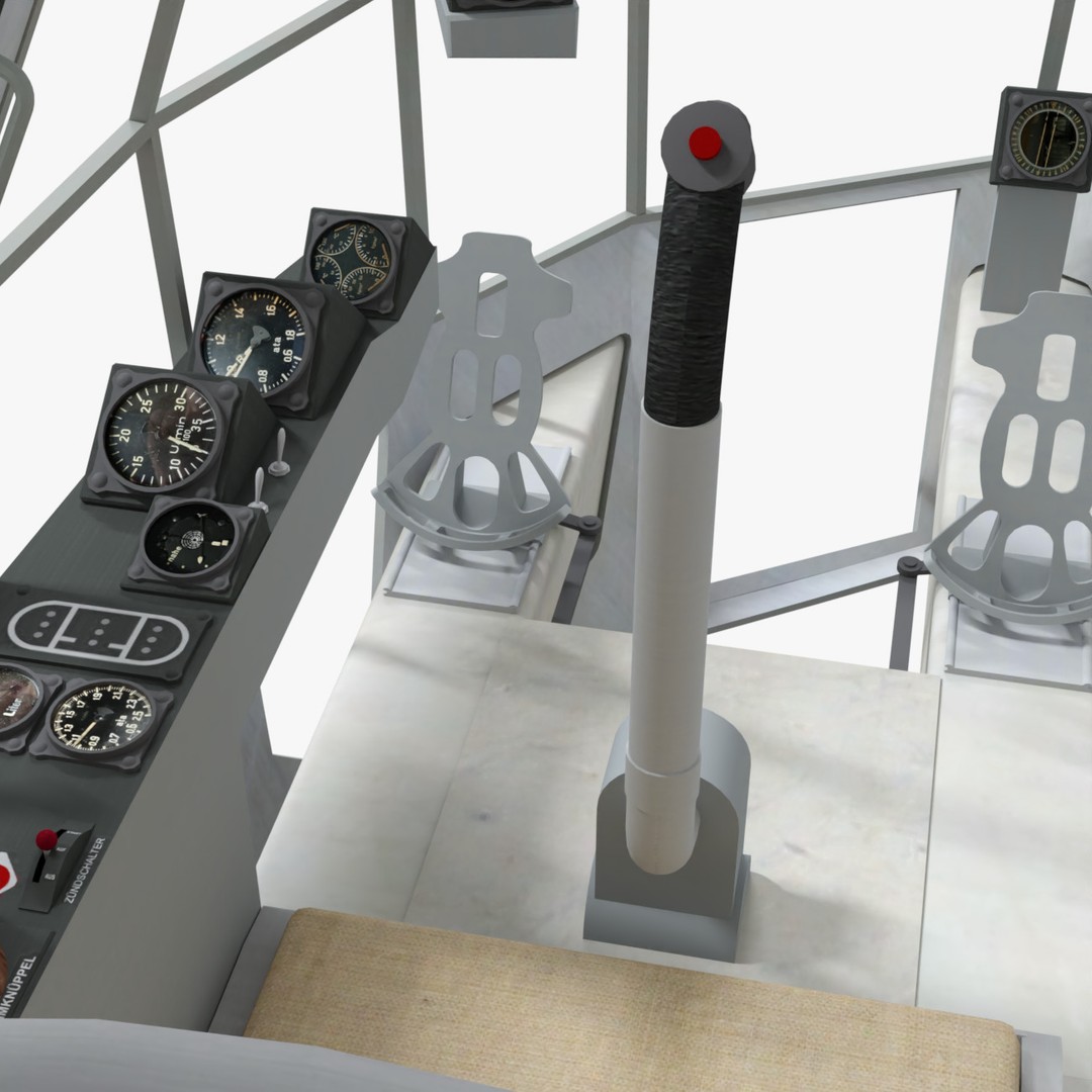Blohm Voss BV 141 3D Model – Low Poly PBR Aircraft, FBX - View 5