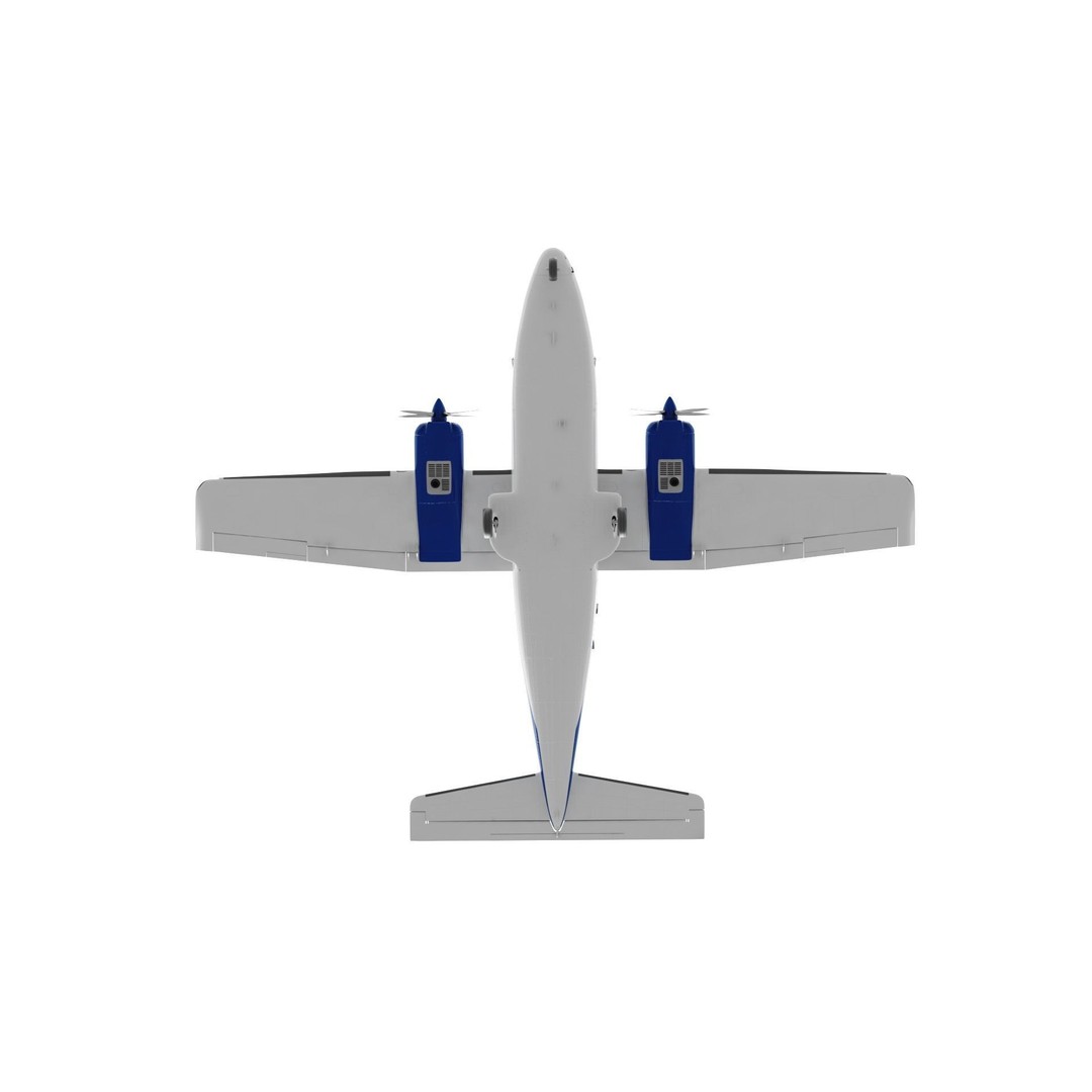 Tecnam P2012 Traveller 3D Model – High Poly Aircraft with PBR Textures - View 9