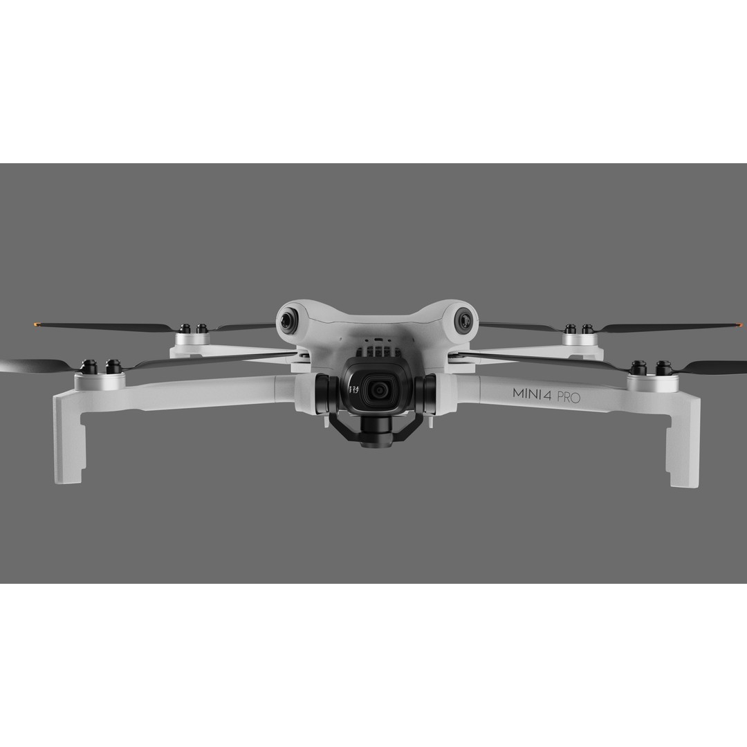 Dji Mini 4 Pro 3D Model – High Poly Drone Asset, FBX, OBJ - View 10