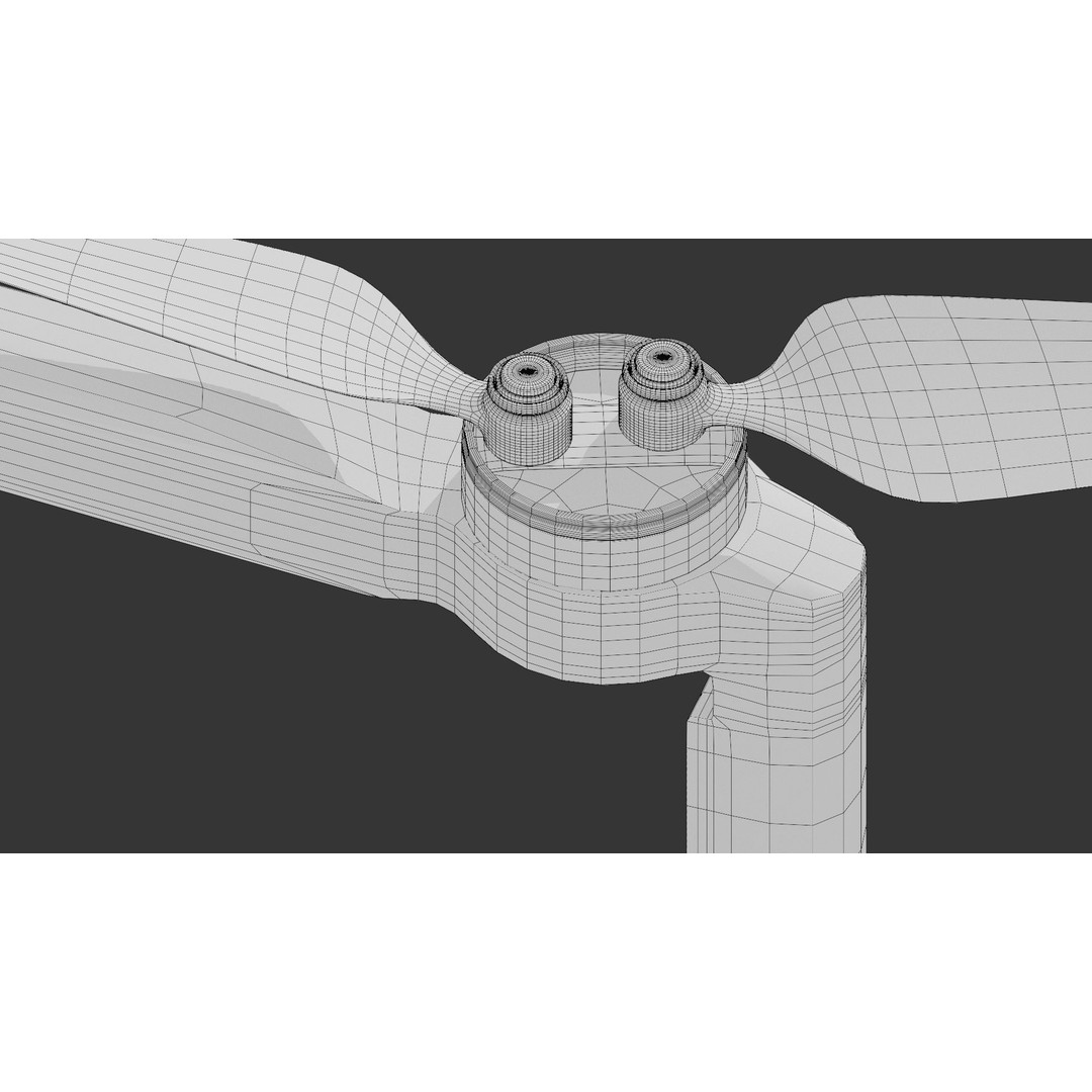 Dji Mini 4 Pro 3D Model – High Poly Drone Asset, FBX, OBJ - View 20