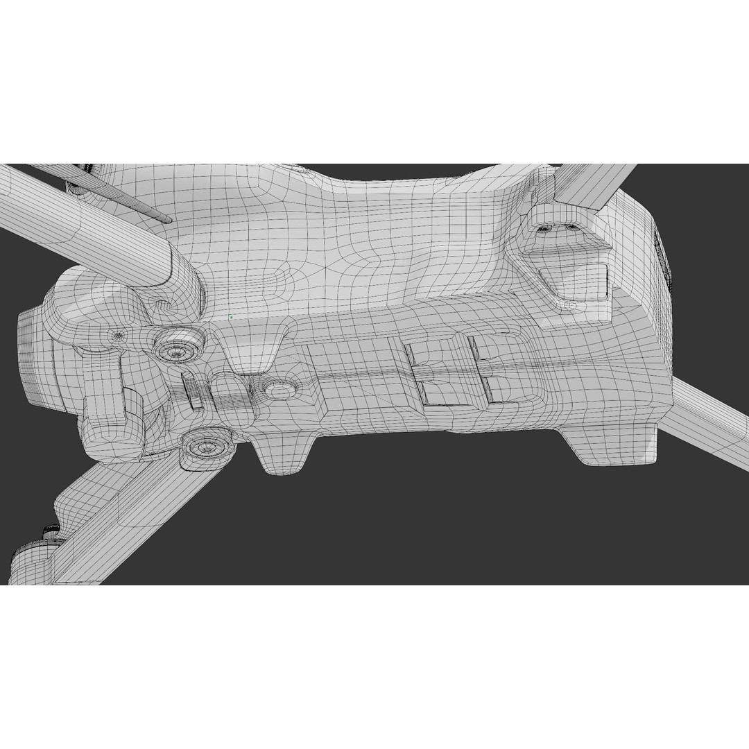 Dji Mini 4 Pro 3D Model – High Poly Drone Asset, FBX, OBJ - View 22