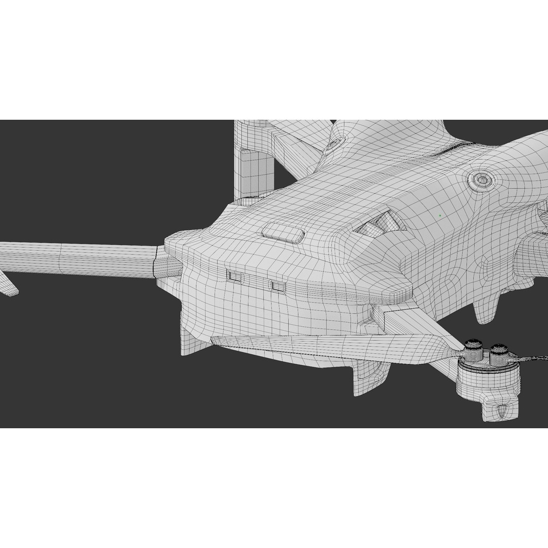 Dji Mini 4 Pro 3D Model – High Poly Drone Asset, FBX, OBJ - View 23