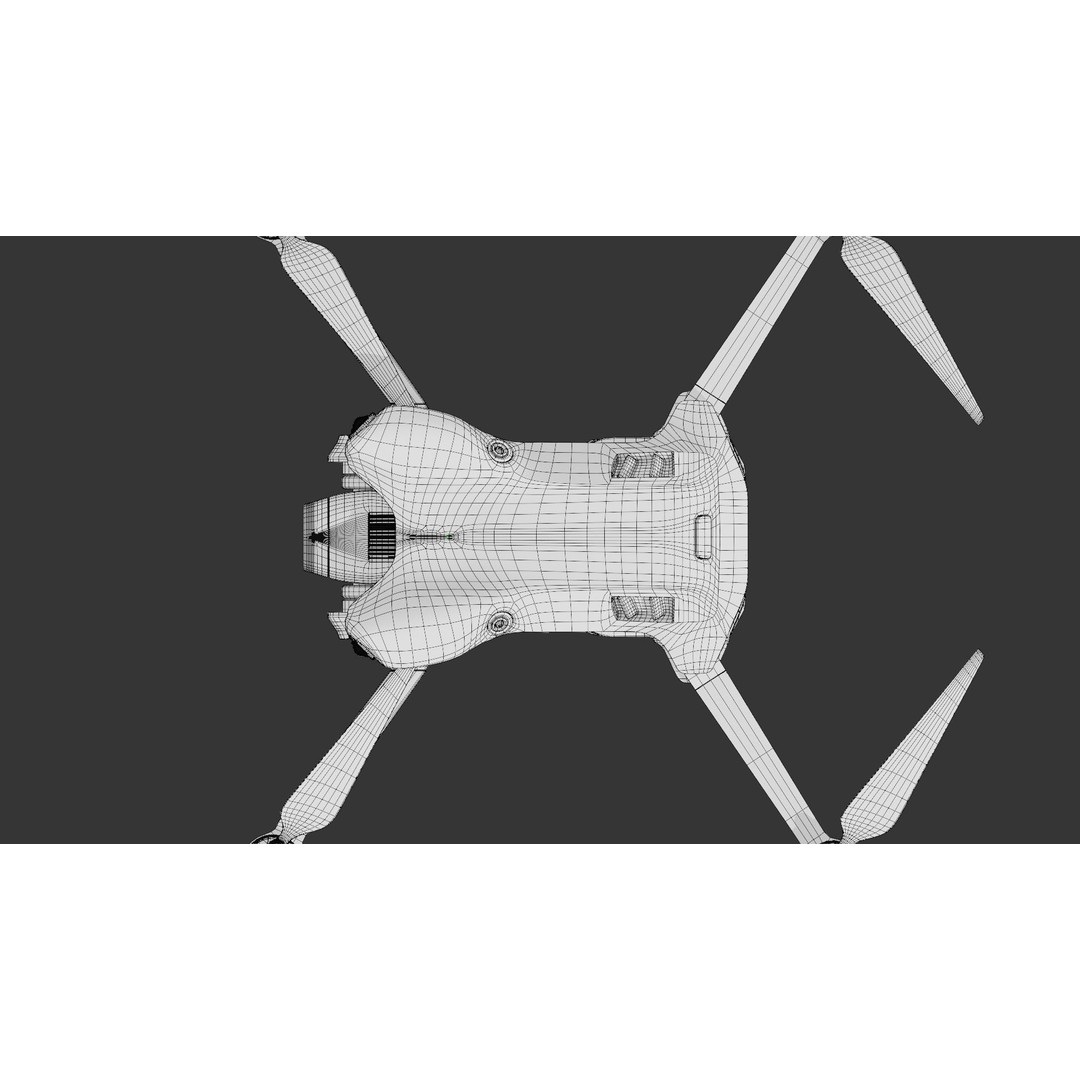 Dji Mini 4 Pro 3D Model – High Poly Drone Asset, FBX, OBJ - View 24