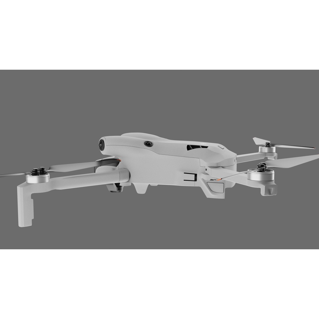 Dji Mini 4 Pro 3D Model – High Poly Drone Asset, FBX, OBJ - View 8