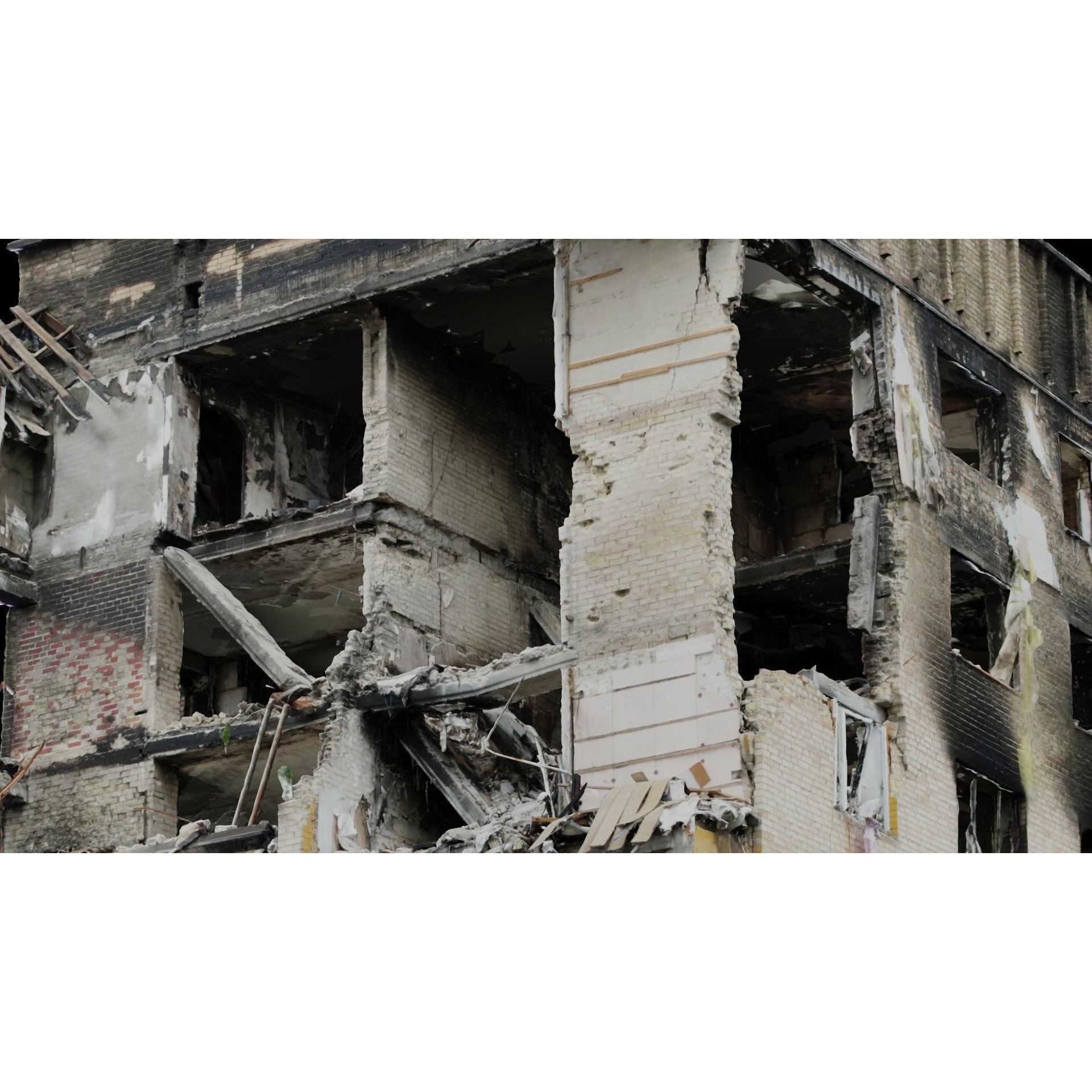 Ukraine Building Scans - Low-Poly Game-Ready 3D Model - View 6