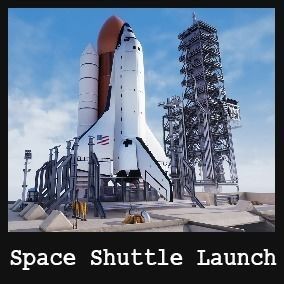 Space Shuttle 3D Model – Realistic Low Poly Environment, FBX