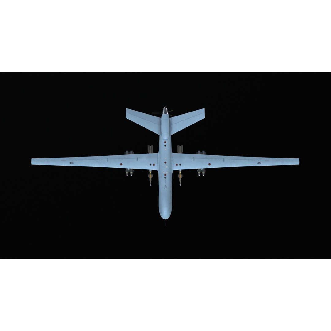 MQ9 Reaper 3D Model – Low Poly Game Asset, PBR Textures, FBX - View 20