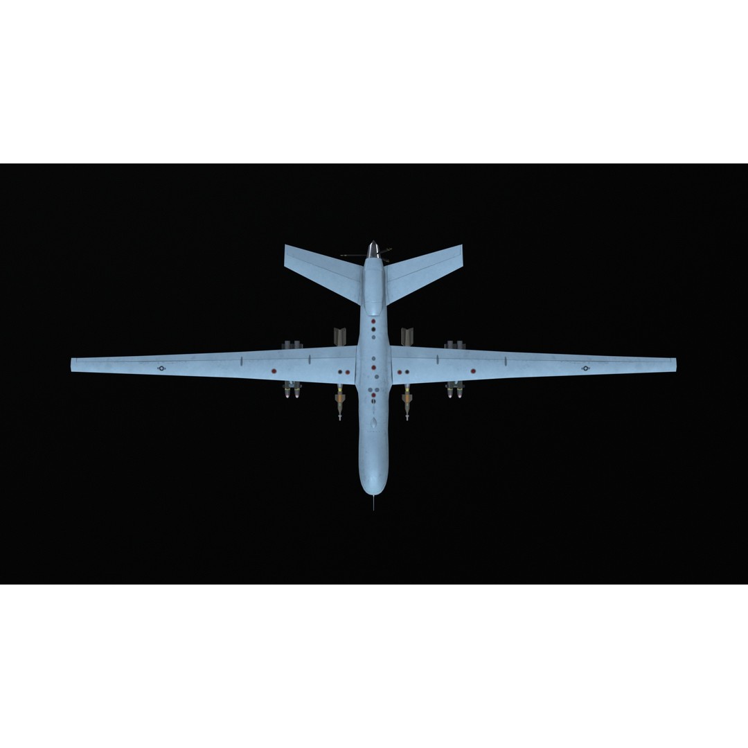 MQ9 Reaper 3D Model – Low Poly Game Asset, PBR Textures, FBX - View 22
