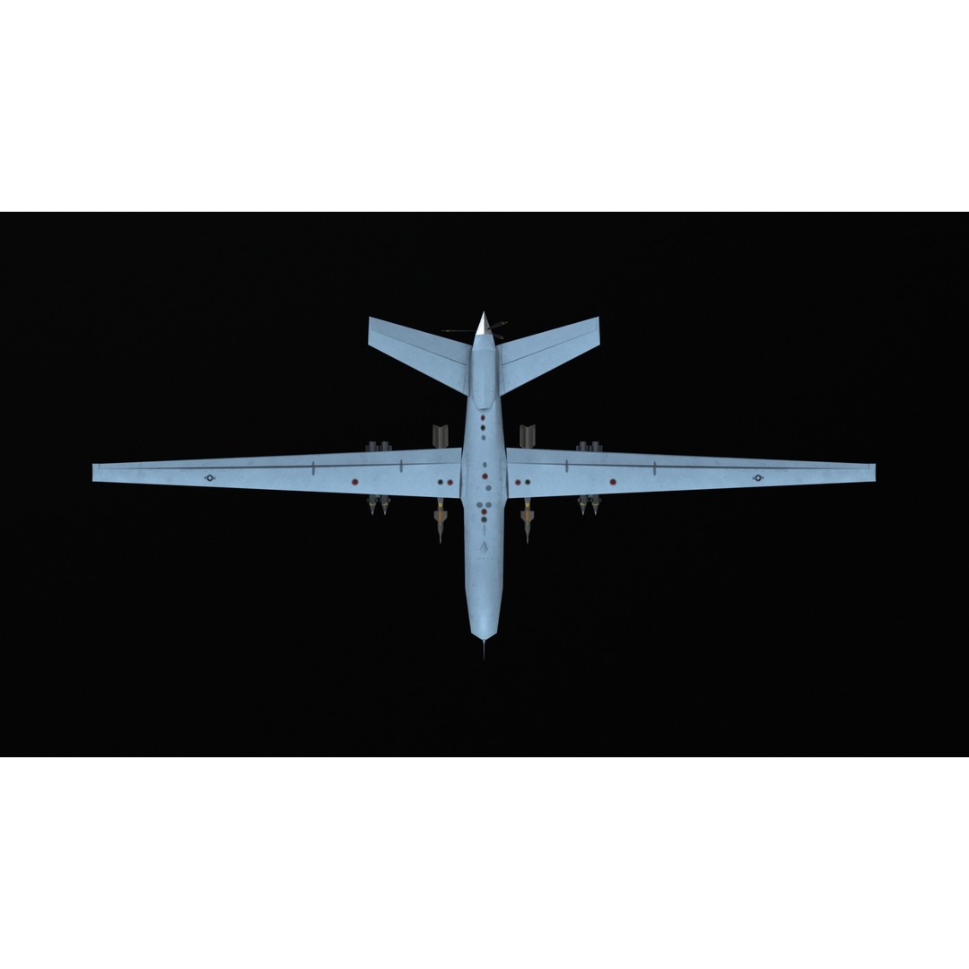 MQ9 Reaper 3D Model – Low Poly Game Asset, PBR Textures, FBX - View 29