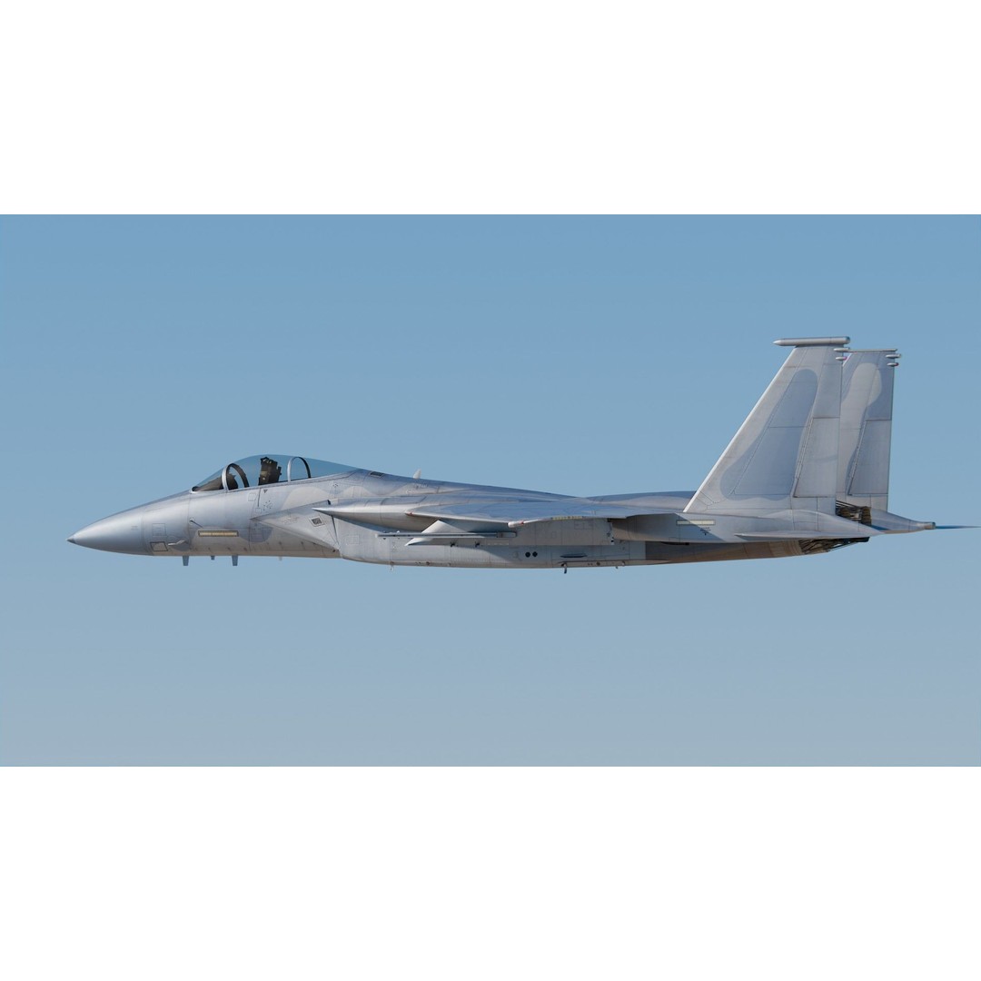 McDonnell Douglas F-15 Eagle 3D Model – High Poly Game Asset, PBR Textures, FBX