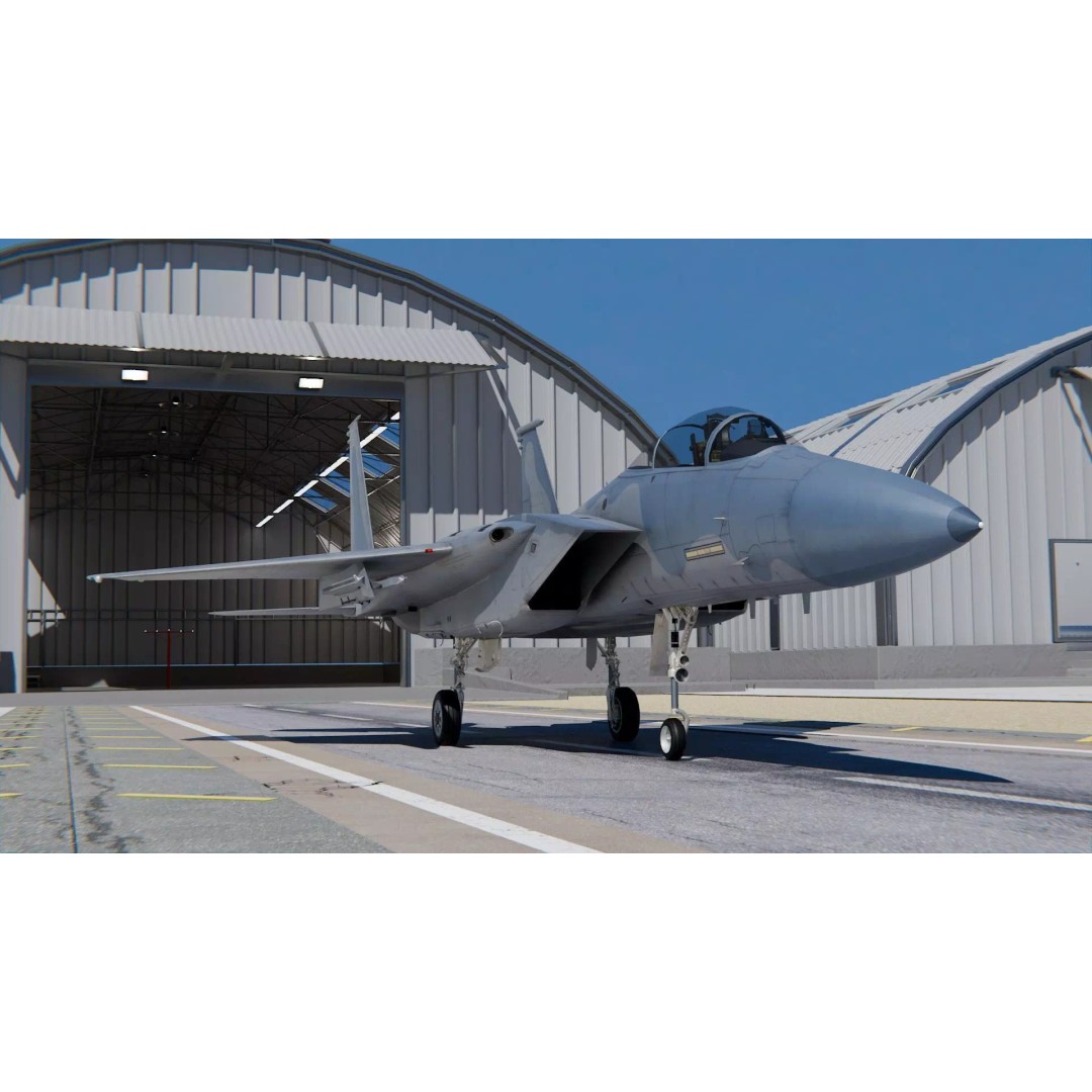McDonnell Douglas F-15 Eagle 3D Model – High Poly Game Asset, PBR Textures, FBX - View 2