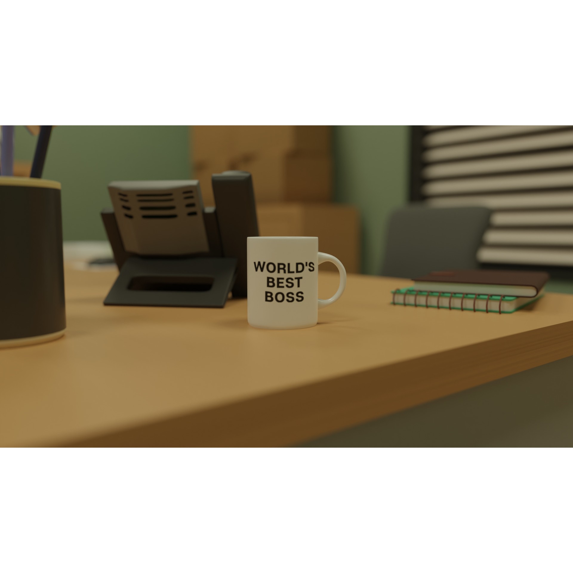 The Office - Low-Poly Game-Ready 3D Model - View 10
