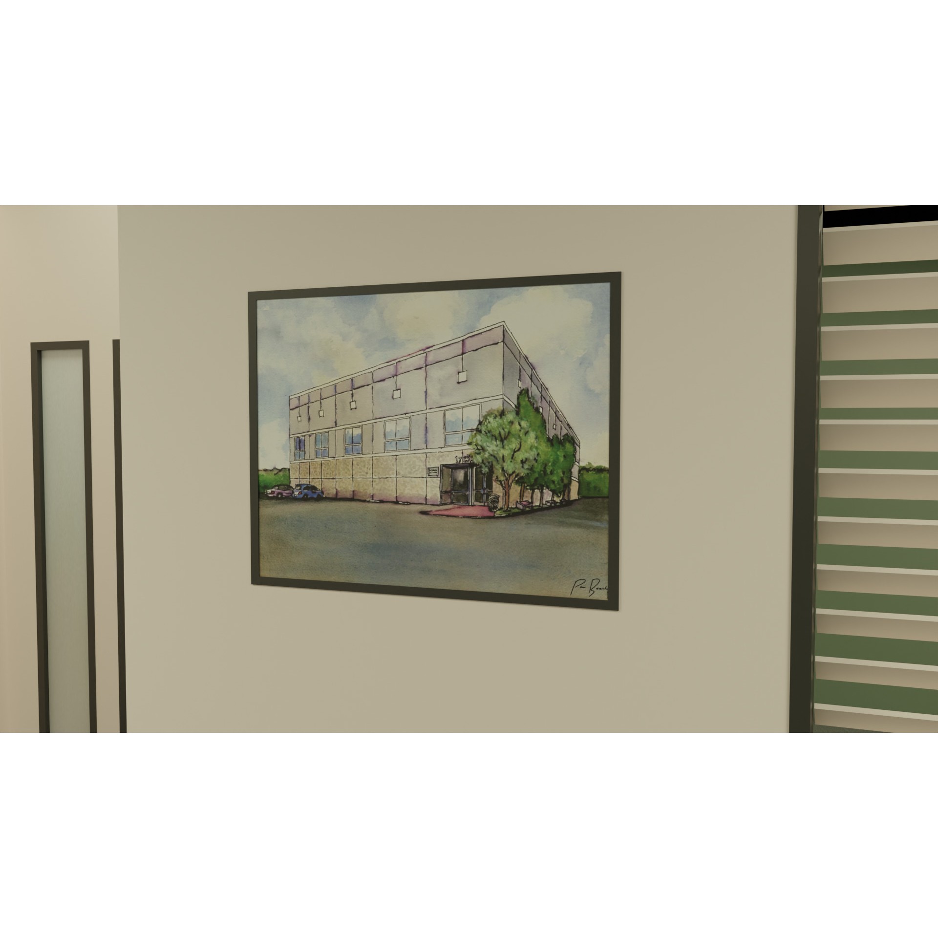 The Office - Low-Poly Game-Ready 3D Model - View 7