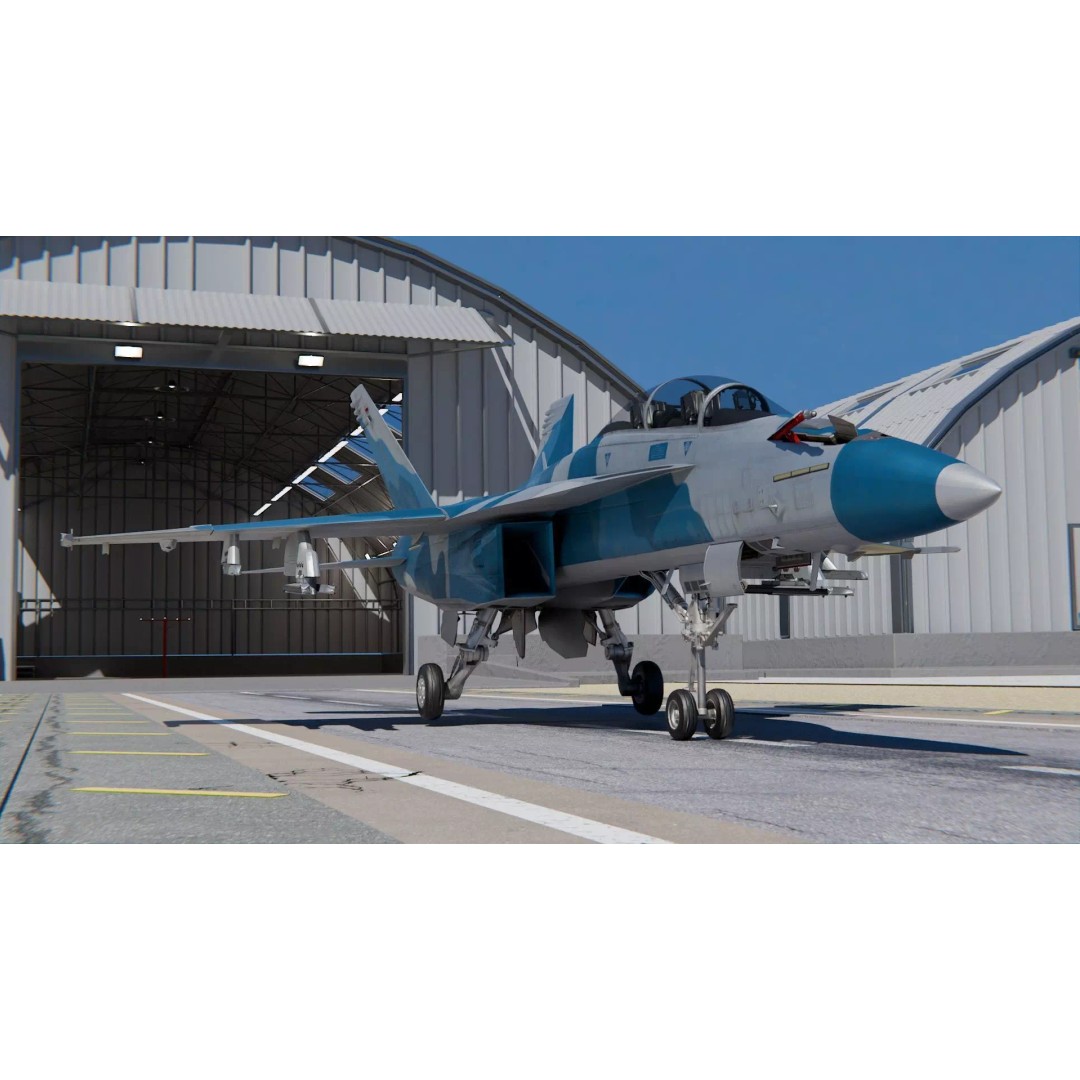 Boeing FA-18EF Super Hornet 3D Model – High Poly PBR Game Asset, FBX - View 2