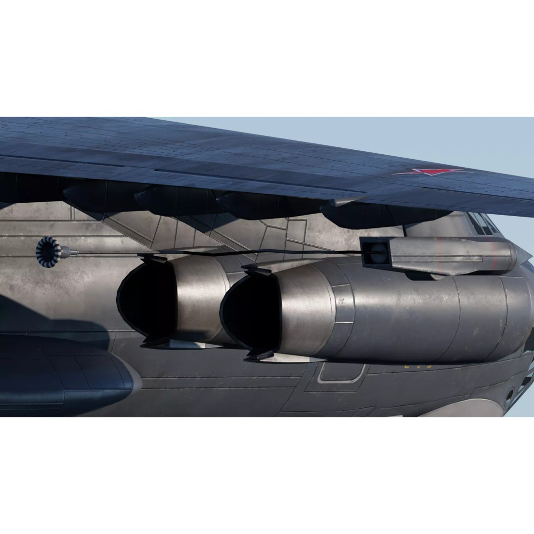 Iliouchine Il-78 3D Model – Low Poly Game Ready Aircraft, FBX, Blender - View 10