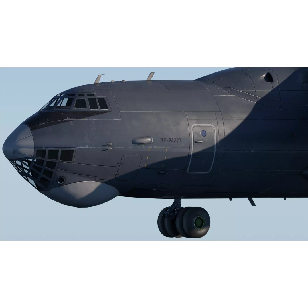 Iliouchine Il-78 3D Model – Low Poly Game Ready Aircraft, FBX, Blender - View 14