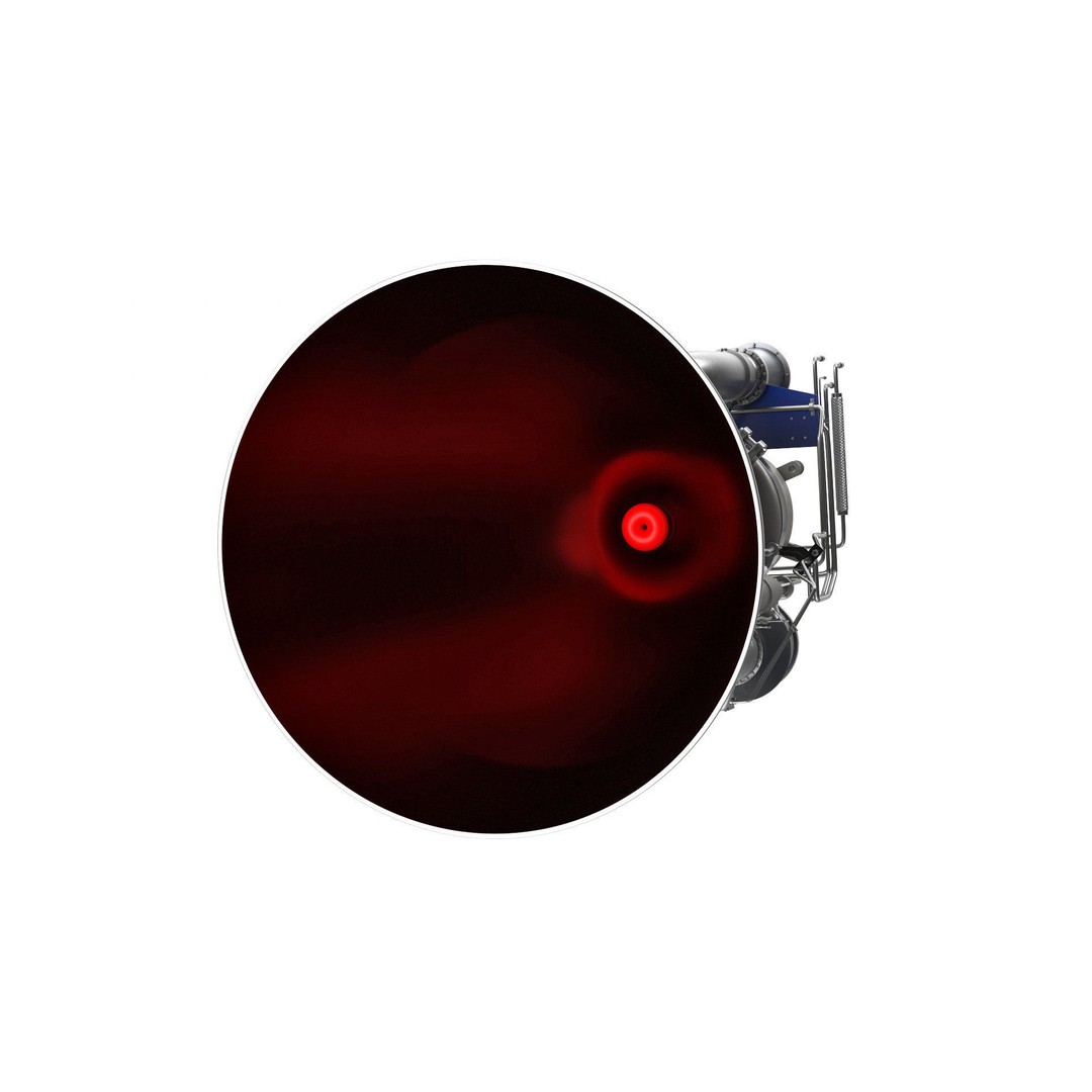 BE-4 Rocket Engine 3D Model – High Poly Space Propulsion Asset, FBX, OBJ - View 18