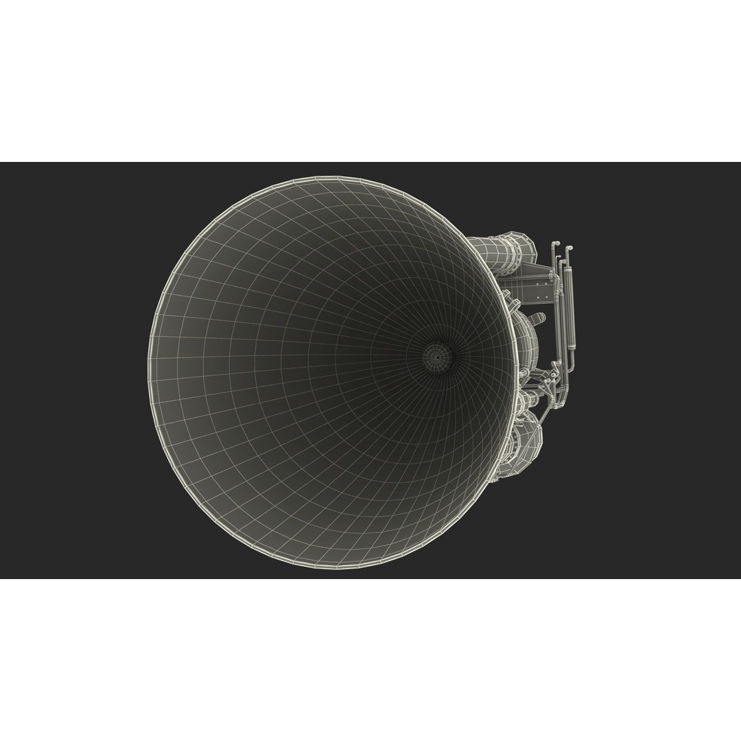 BE-4 Rocket Engine 3D Model – High Poly Space Propulsion Asset, FBX, OBJ - View 33