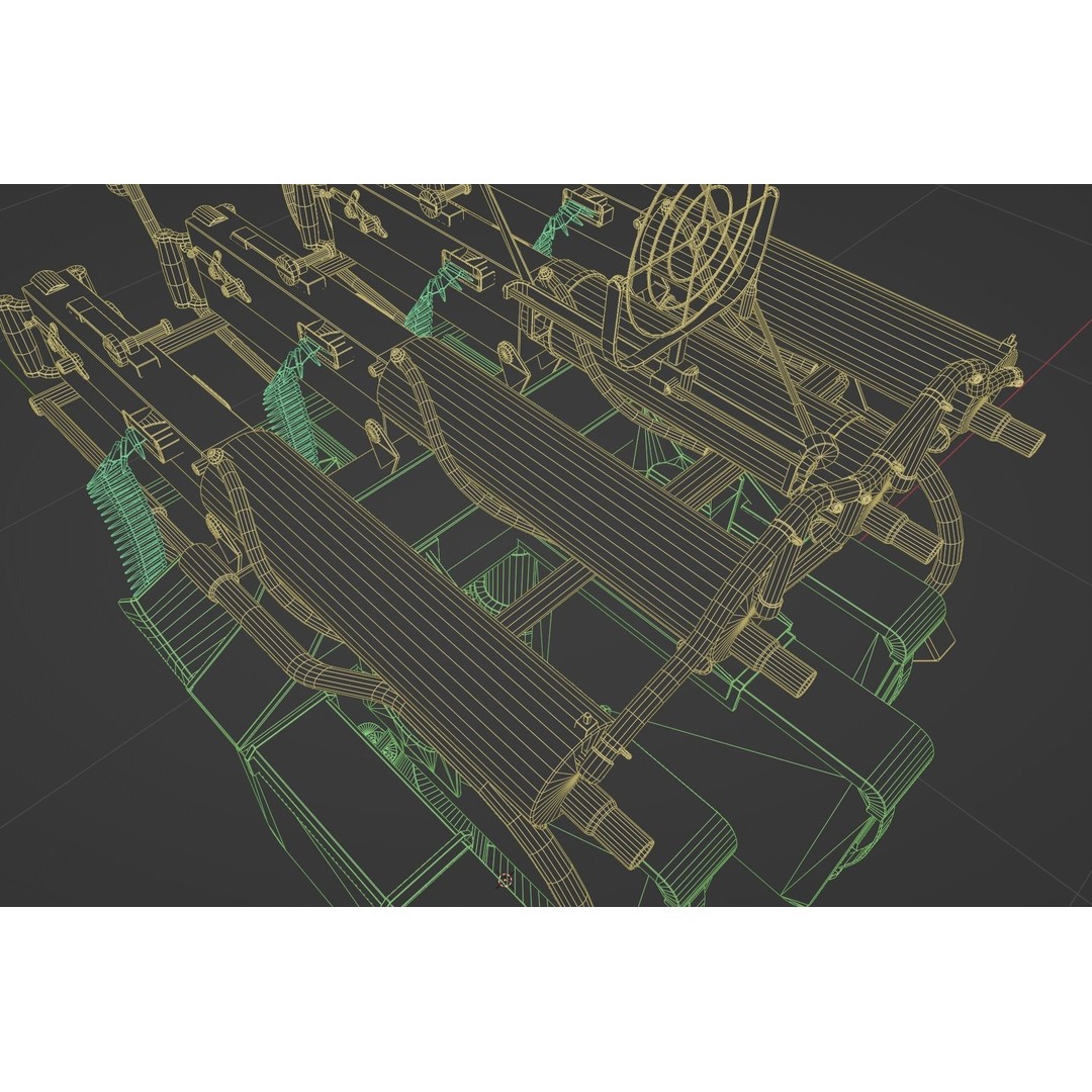 Maxim Anti Aircraft Machine Gun 3D Model – Low Poly Game Asset, FBX, OBJ