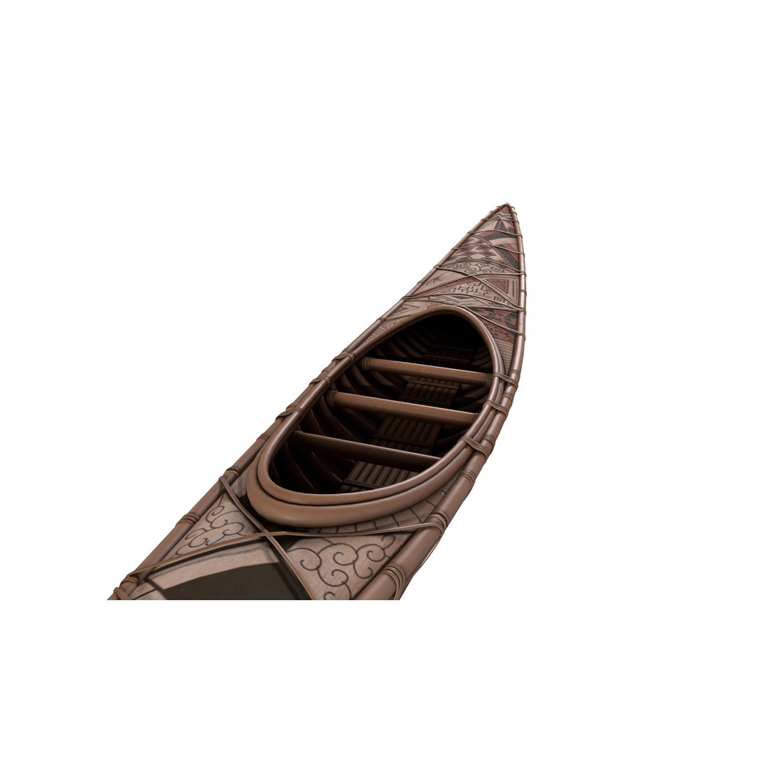 Kayak 3D Model – Realistic PBR Asset for Blender and Games - View 16