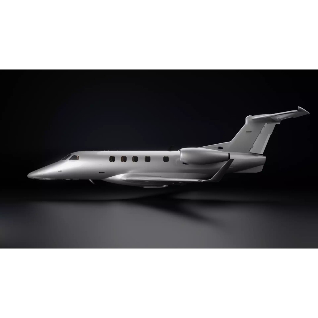 Embraer Phenom 300 3D Model – High Detail Aircraft with PBR Textures - View 13