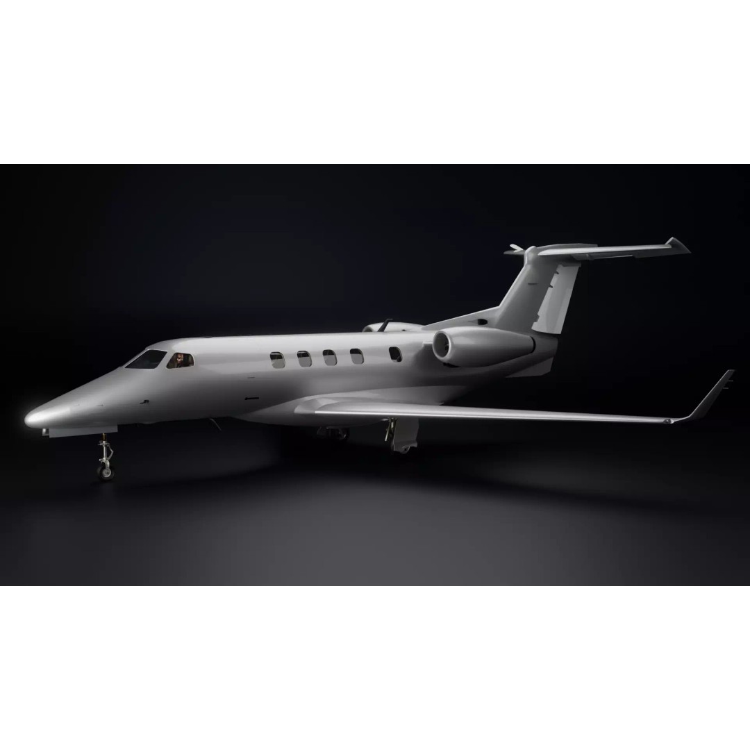 Embraer Phenom 300 3D Model – High Detail Aircraft with PBR Textures - View 14