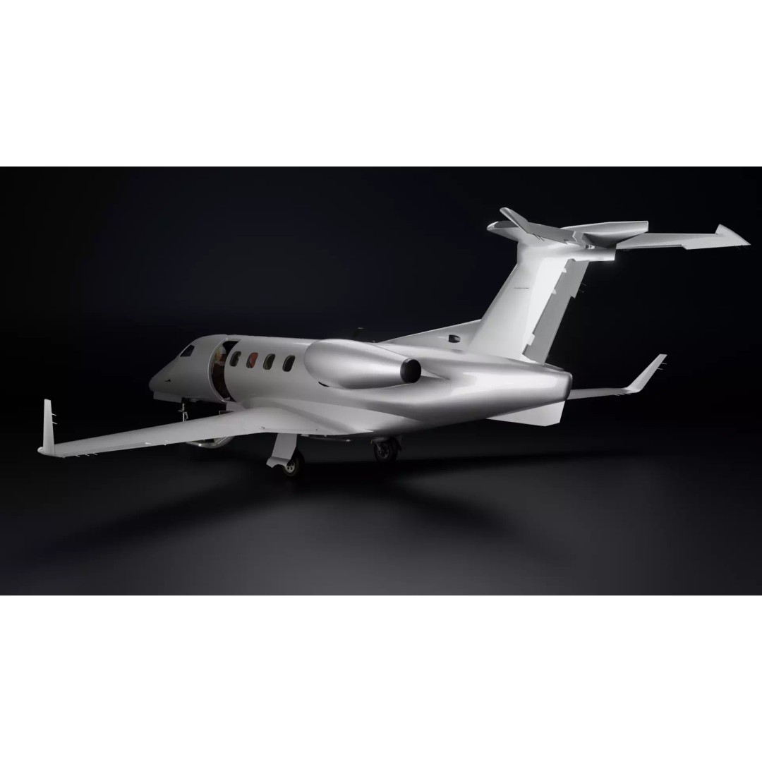 Embraer Phenom 300 3D Model – High Detail Aircraft with PBR Textures - View 17