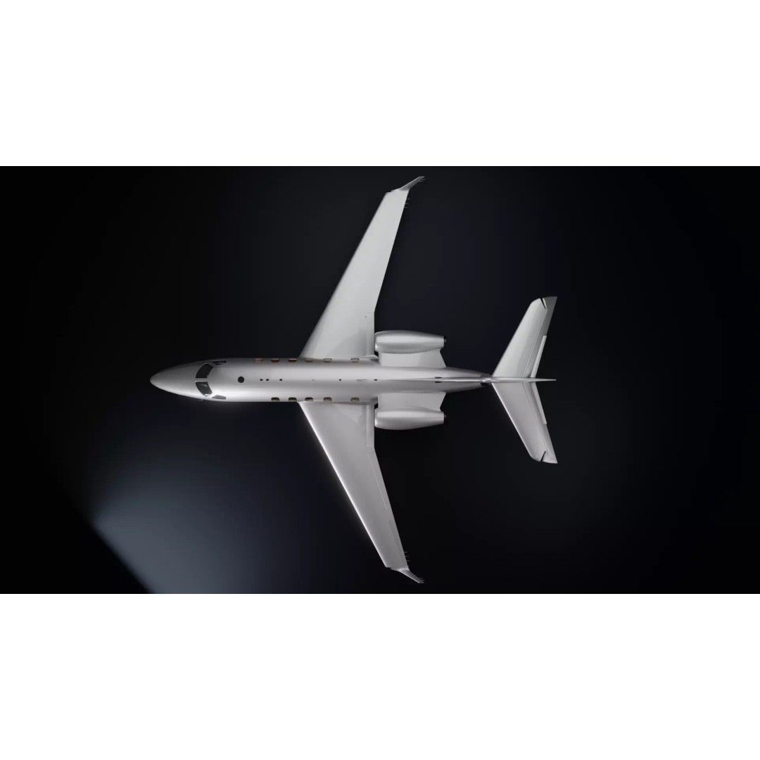 Embraer Phenom 300 3D Model – High Detail Aircraft with PBR Textures - View 18