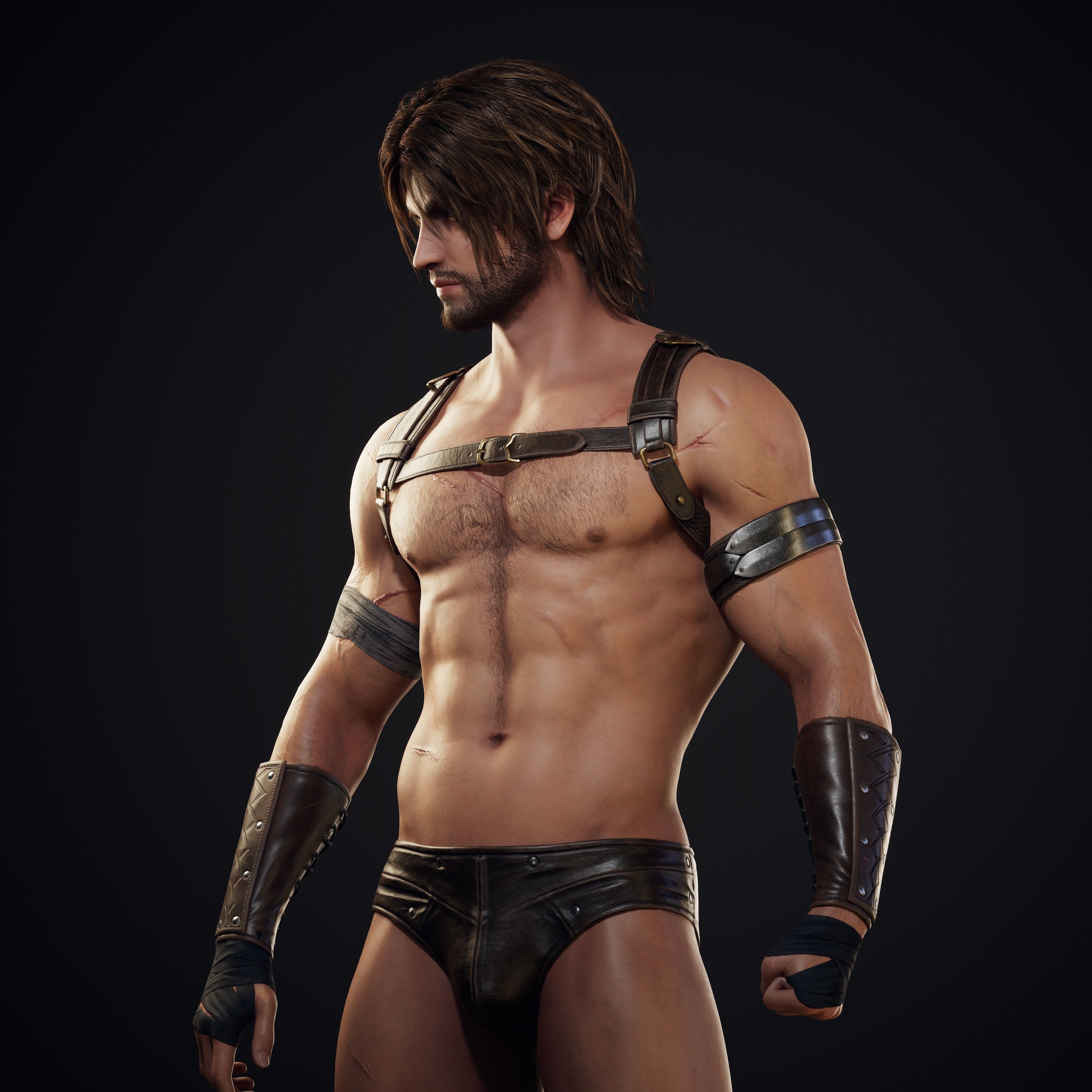 Spartan Hoplite - Low-Poly Game-Ready 3D Model - View 16