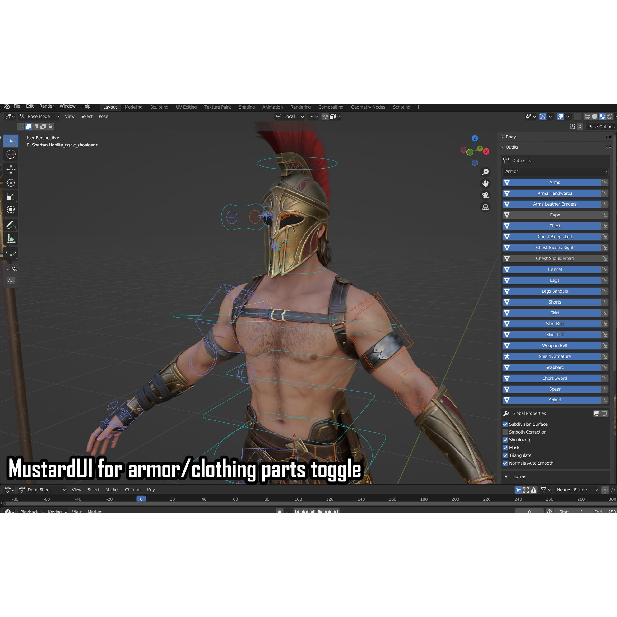 Spartan Hoplite - Low-Poly Game-Ready 3D Model - View 18