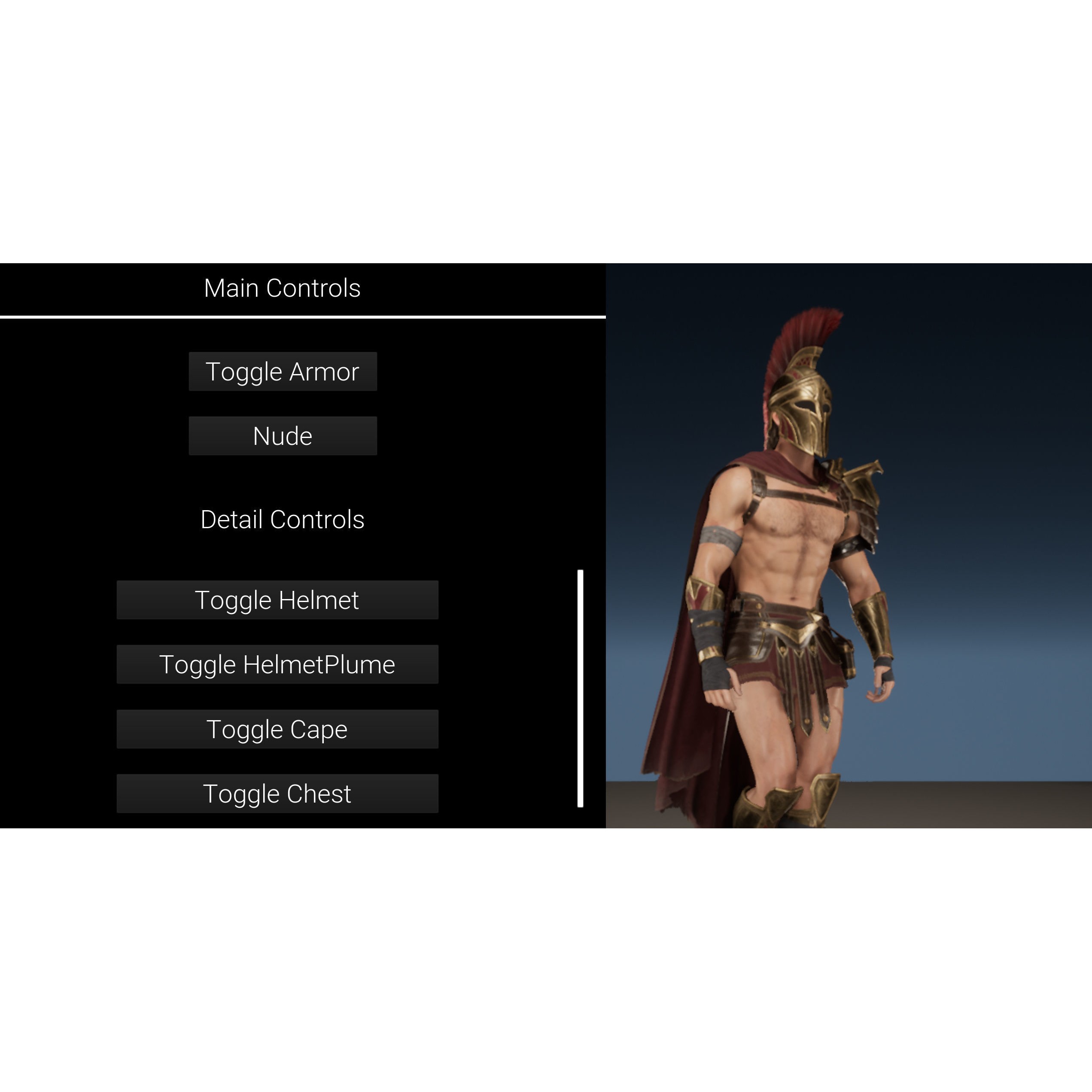 Spartan Hoplite - Low-Poly Game-Ready 3D Model - View 20