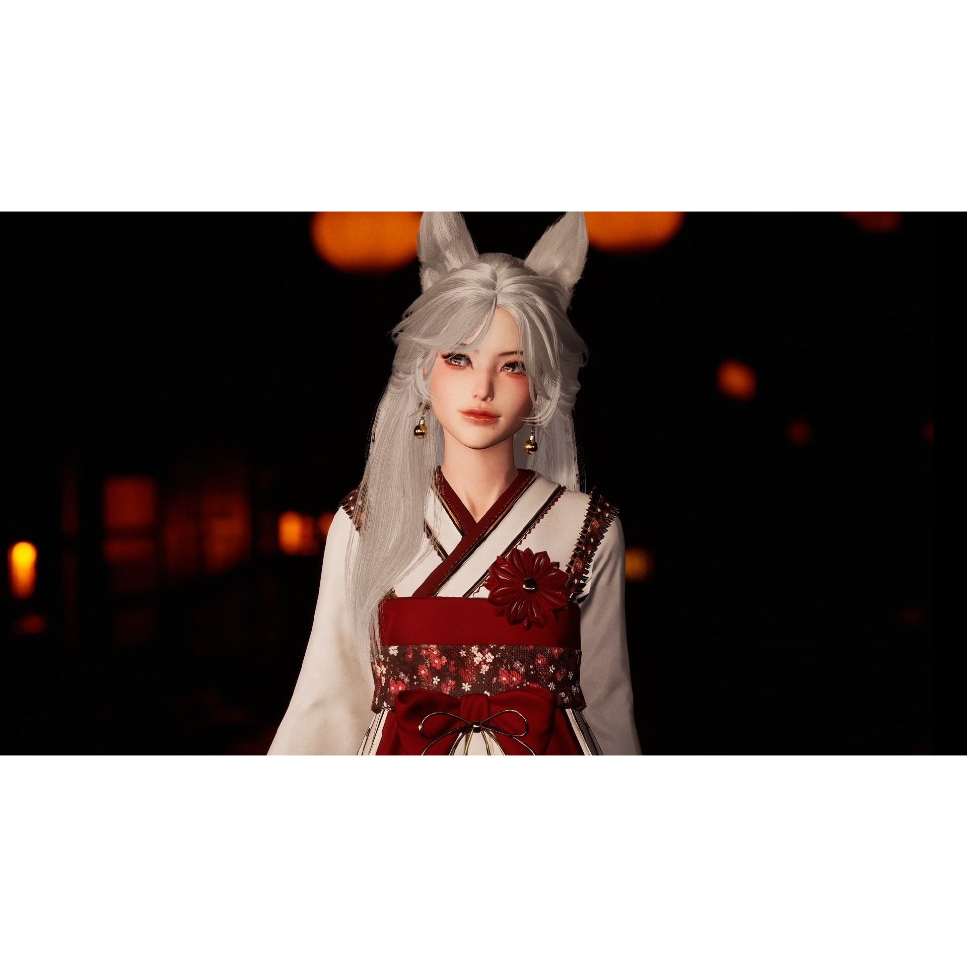 Kitsune Yuna - Low-Poly Game-Ready 3D Model - View 13