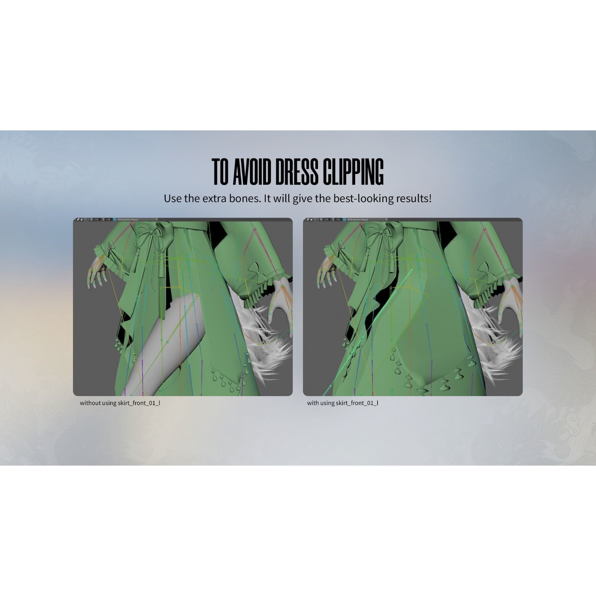 Kitsune Yuna - Low-Poly Game-Ready 3D Model - View 19