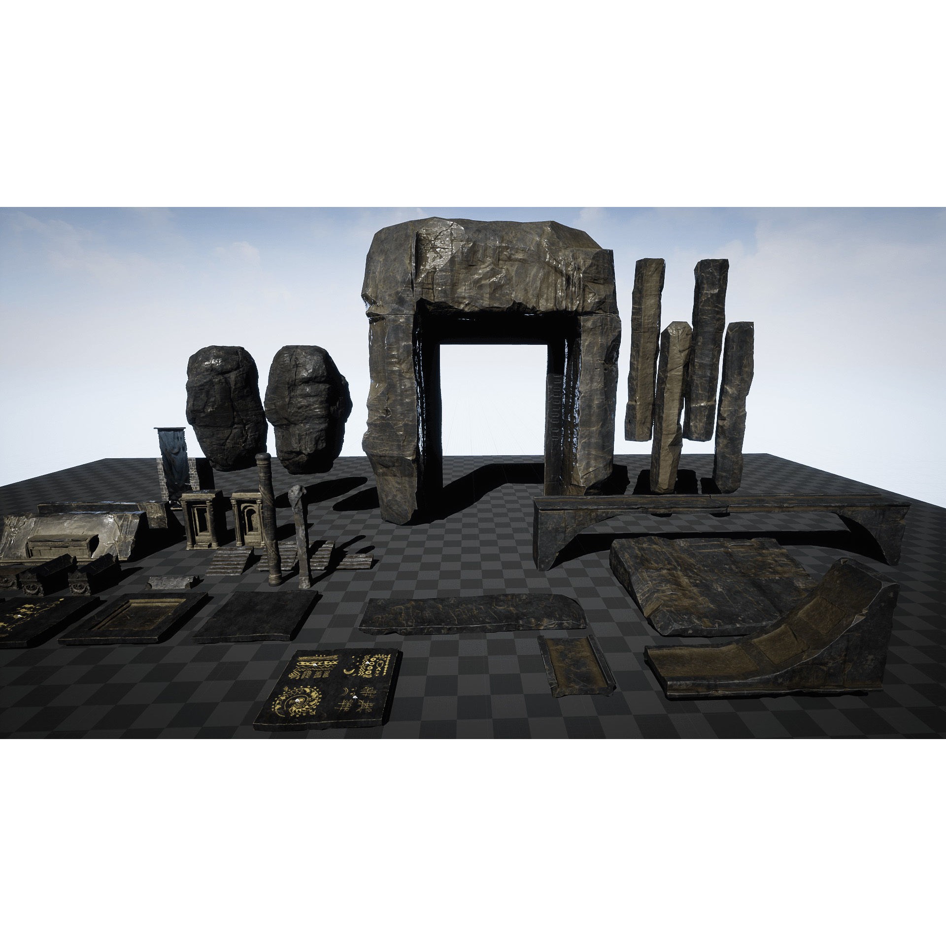 Fantasy MultiBundle Environment Kit - Low-Poly Game-Ready 3D Model - View 17