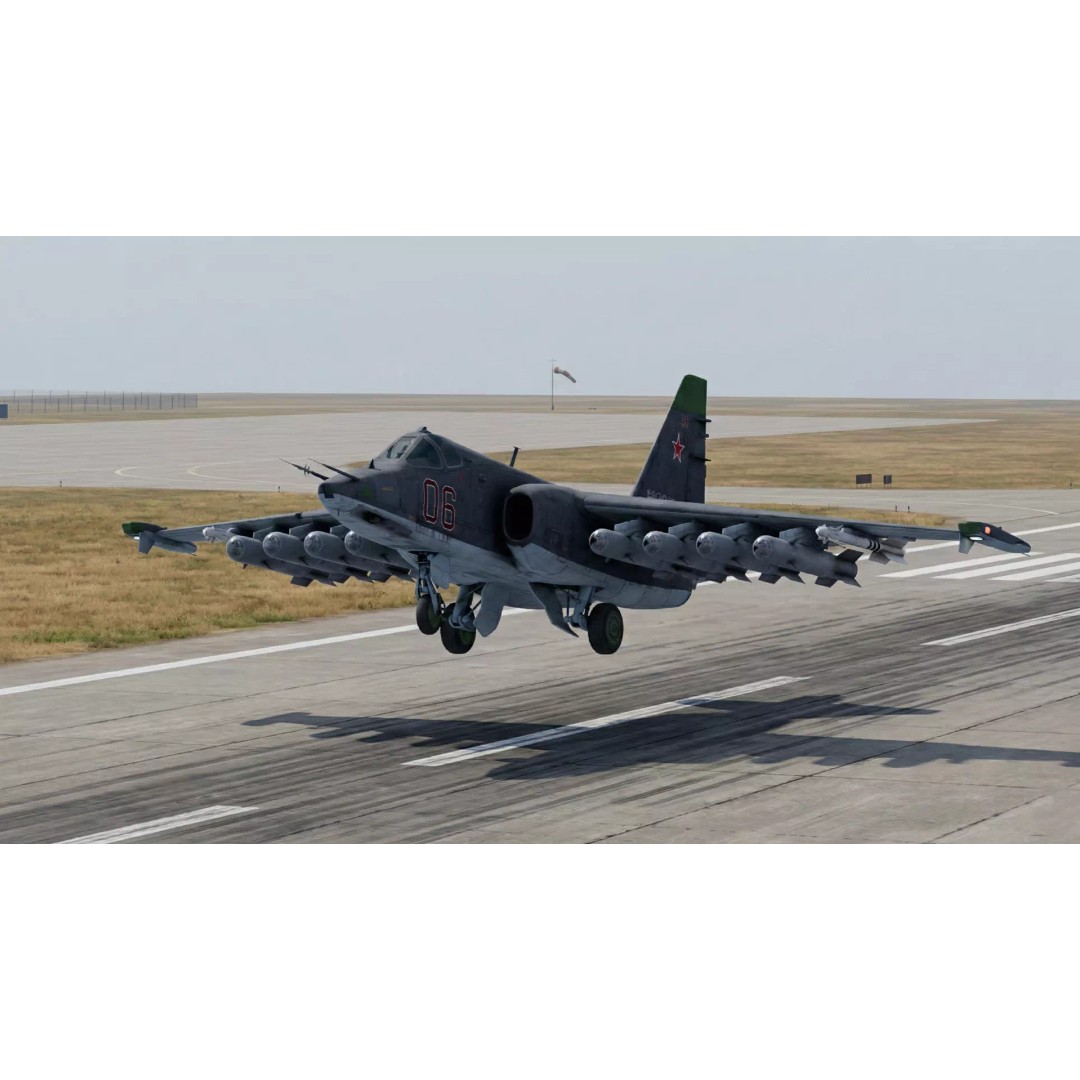 SU-25 Frogfoot 3D Model – Low Poly Game-Ready Aircraft, FBX, Blender - View 5