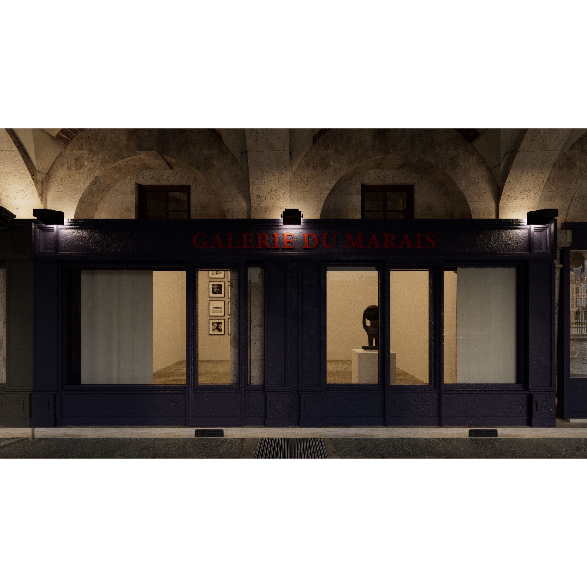 Paris Place des Vosges - Non Commercial License 3D Model - View 20