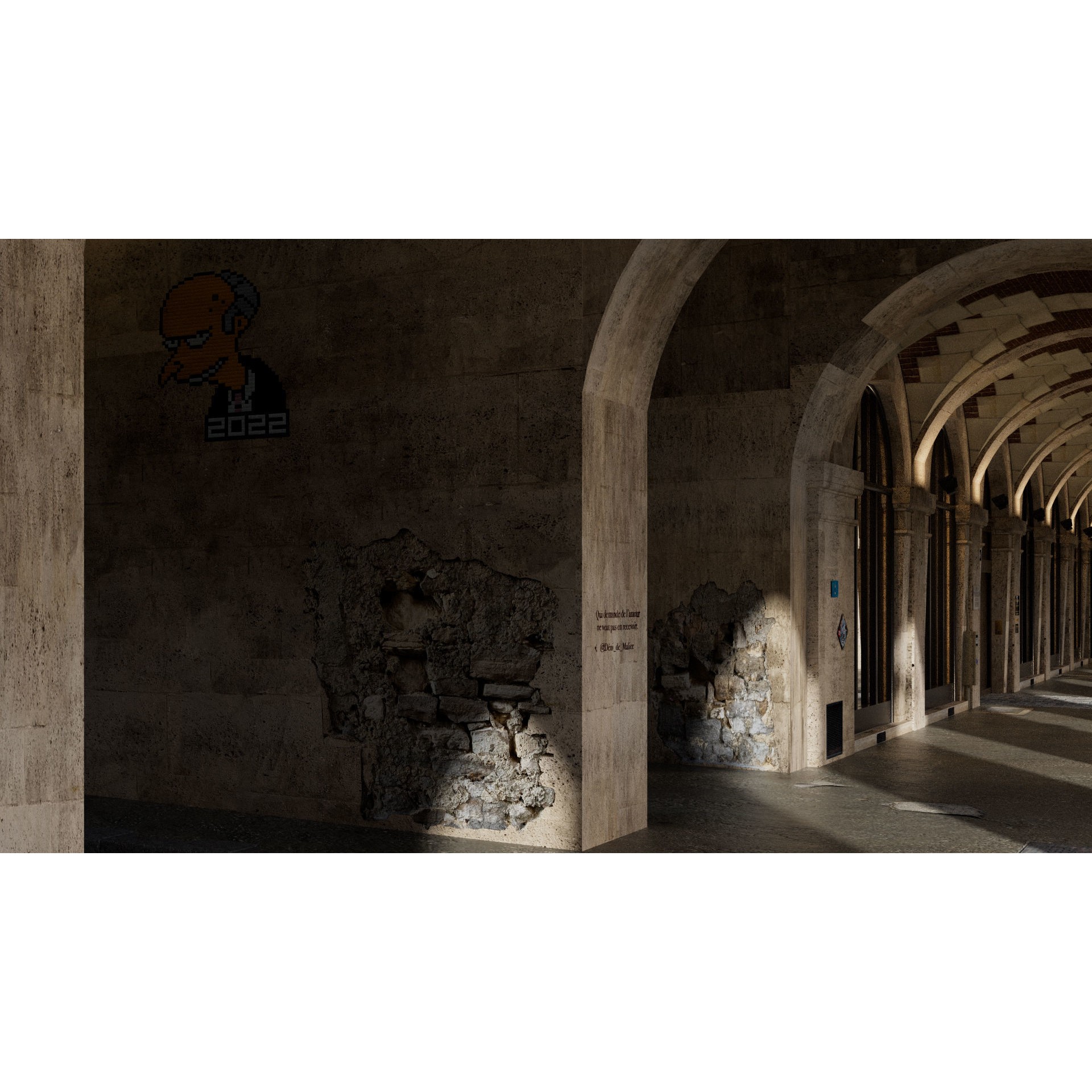 Paris Place des Vosges - Non Commercial License 3D Model - View 23