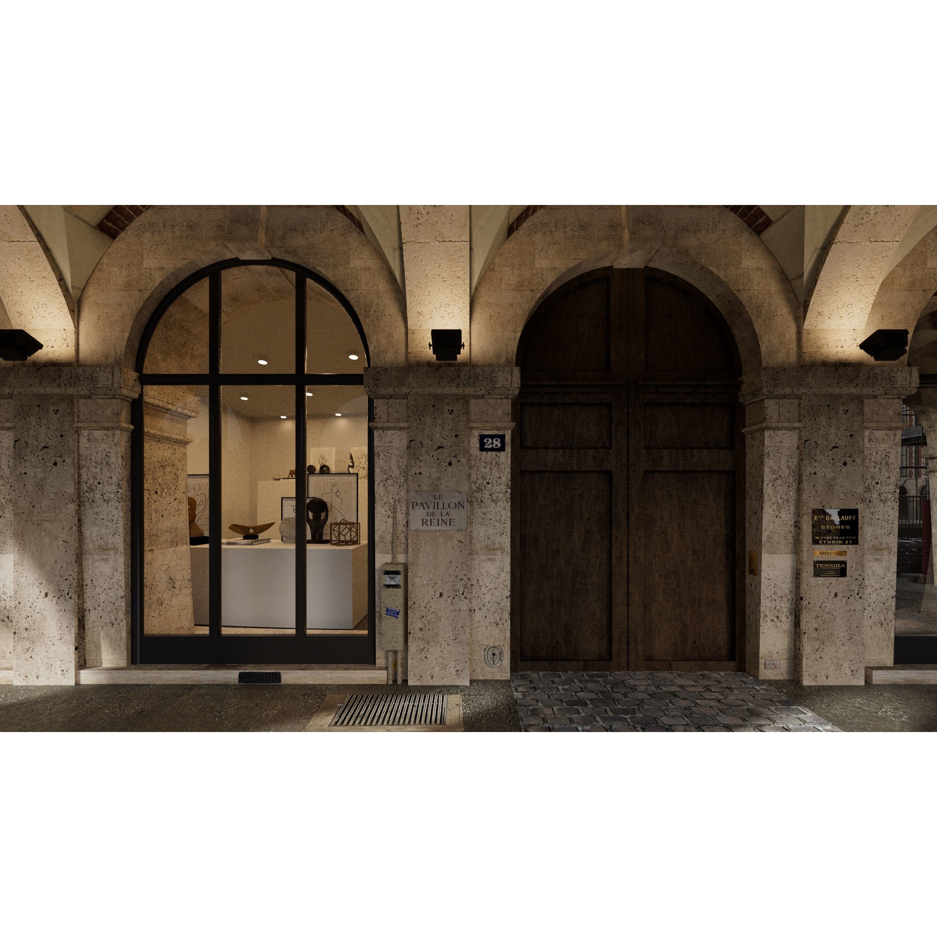 Paris Place des Vosges - Non Commercial License 3D Model - View 28