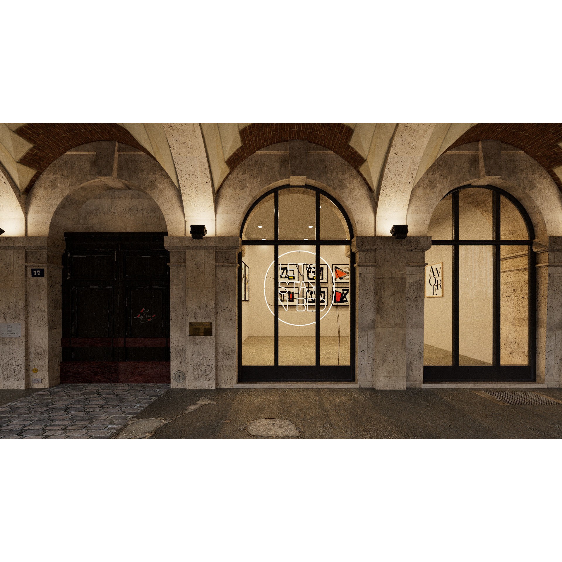 Paris Place des Vosges - Non Commercial License 3D Model - View 30