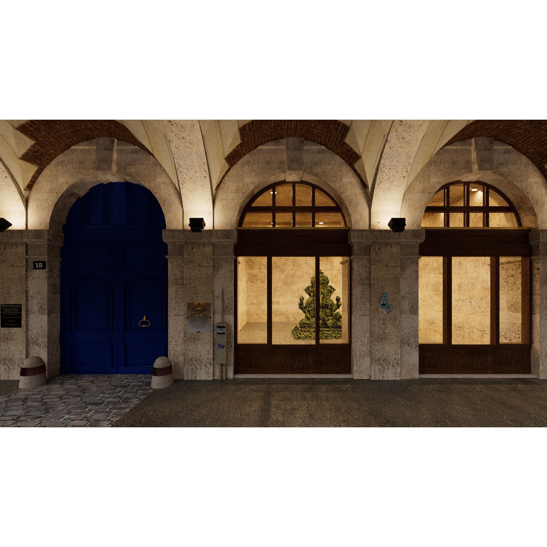 Paris Place des Vosges - Non Commercial License 3D Model - View 32