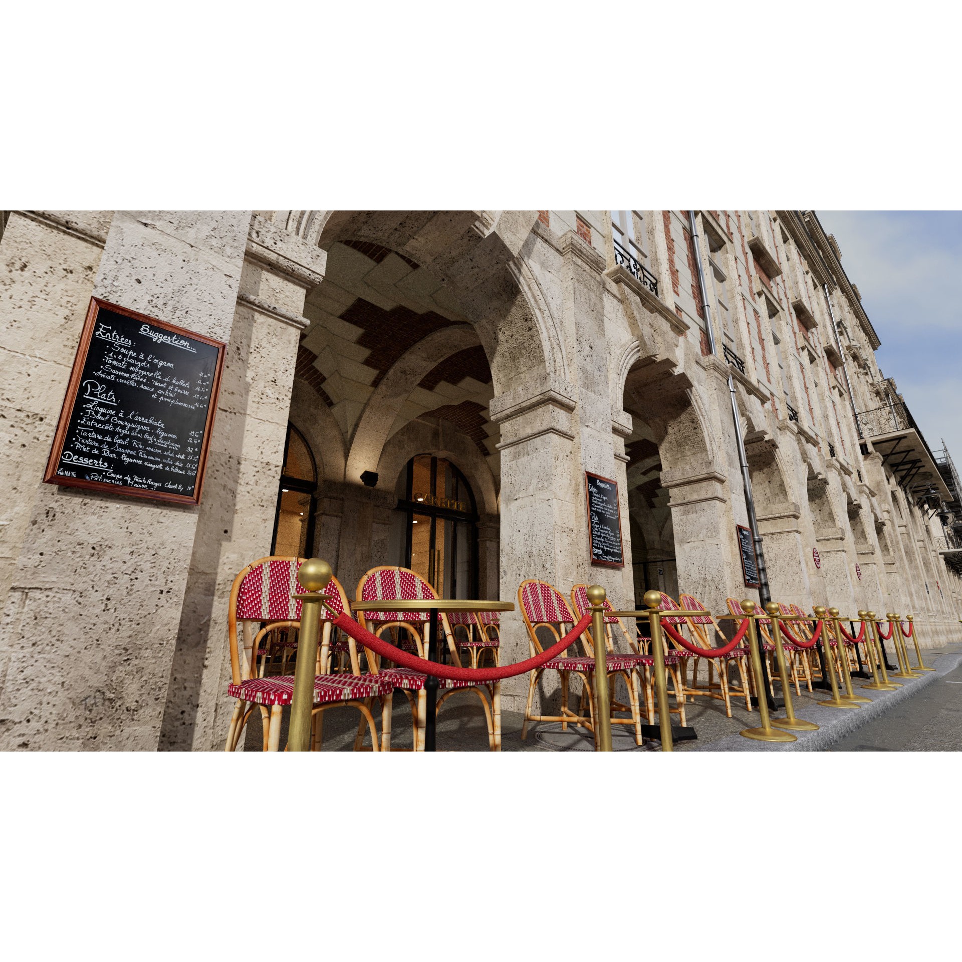 Paris Place des Vosges - Non Commercial License 3D Model - View 34