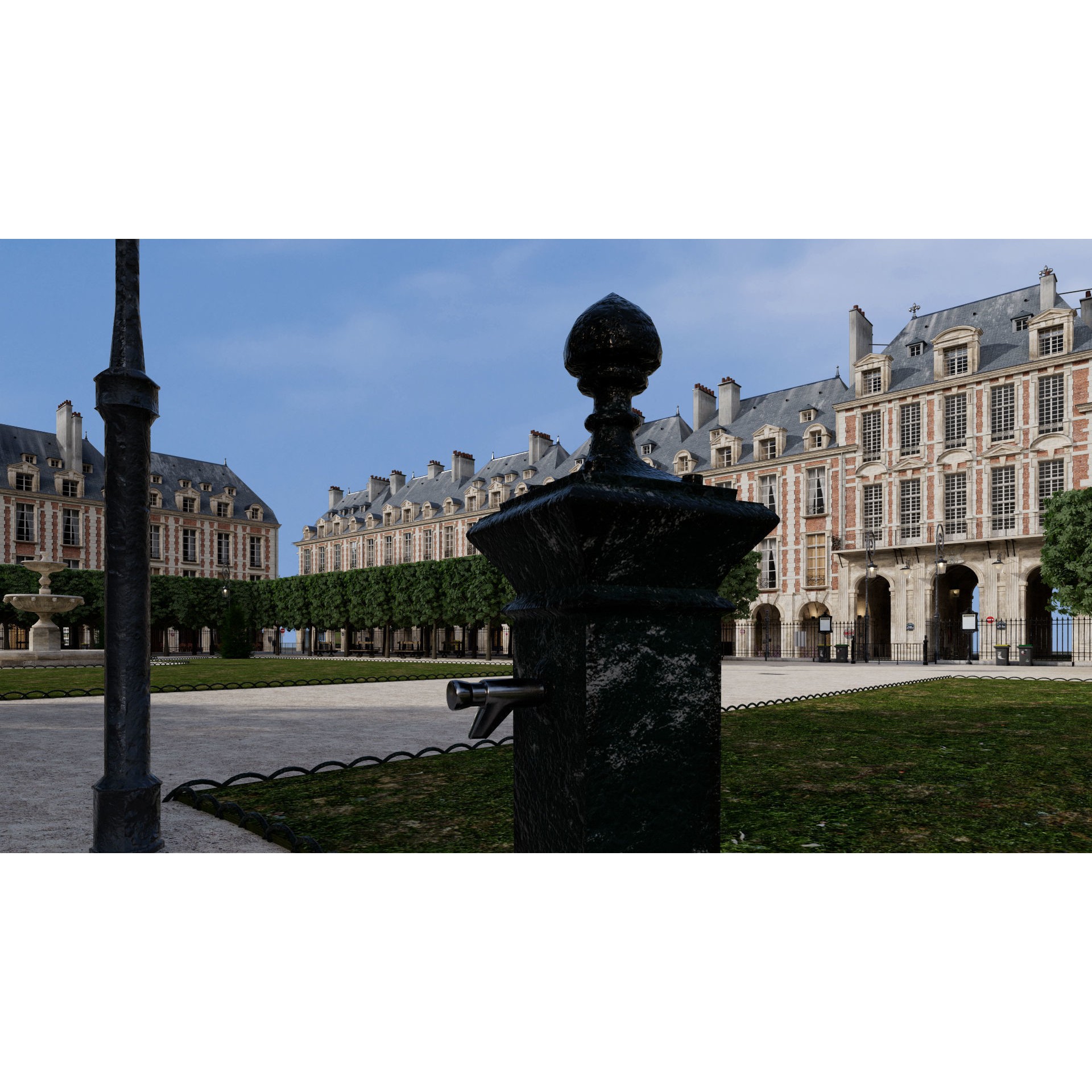 Paris Place des Vosges - Non Commercial License 3D Model - View 37