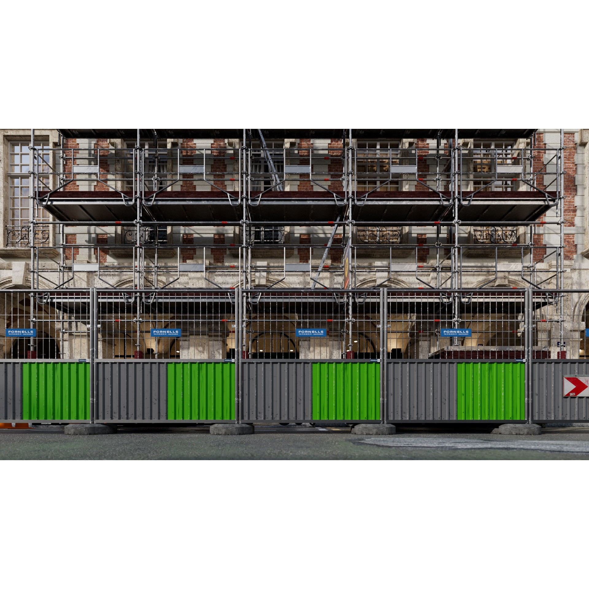 Paris Place des Vosges - Non Commercial License 3D Model - View 38