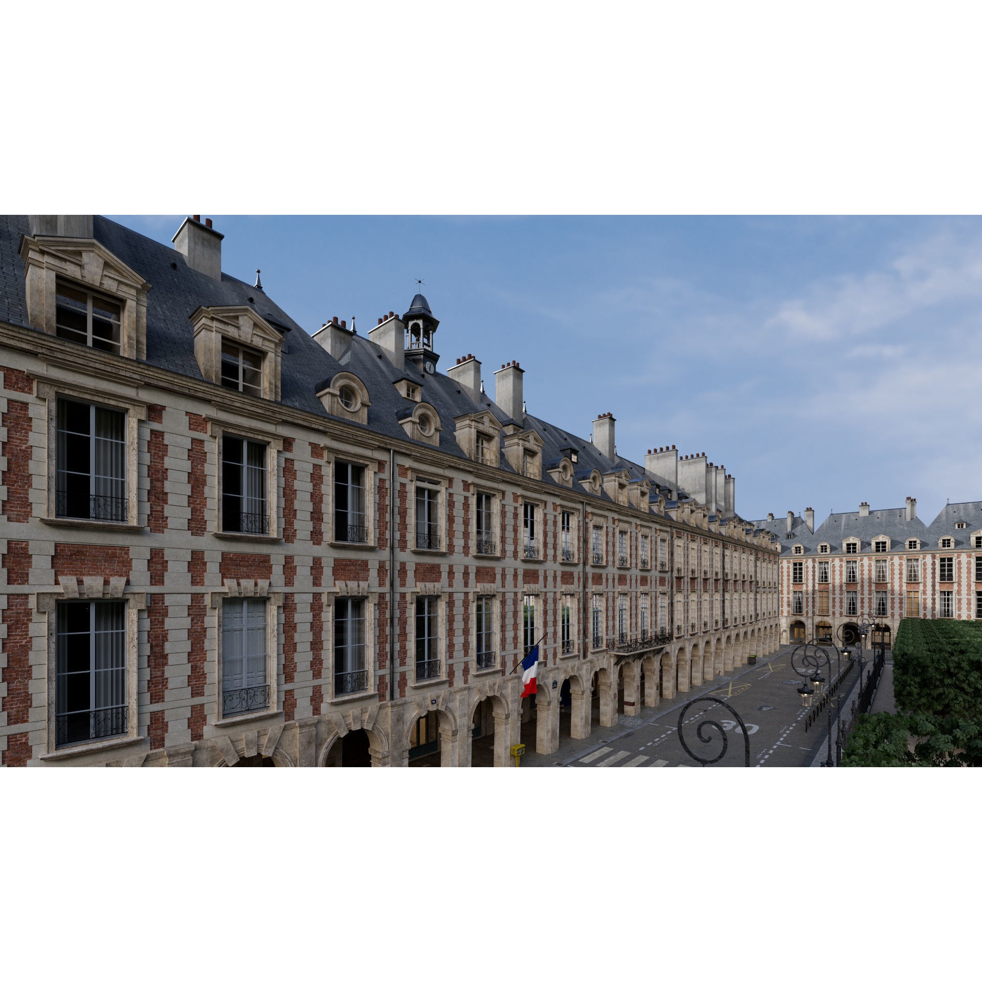 Paris Place des Vosges - Non Commercial License 3D Model - View 41