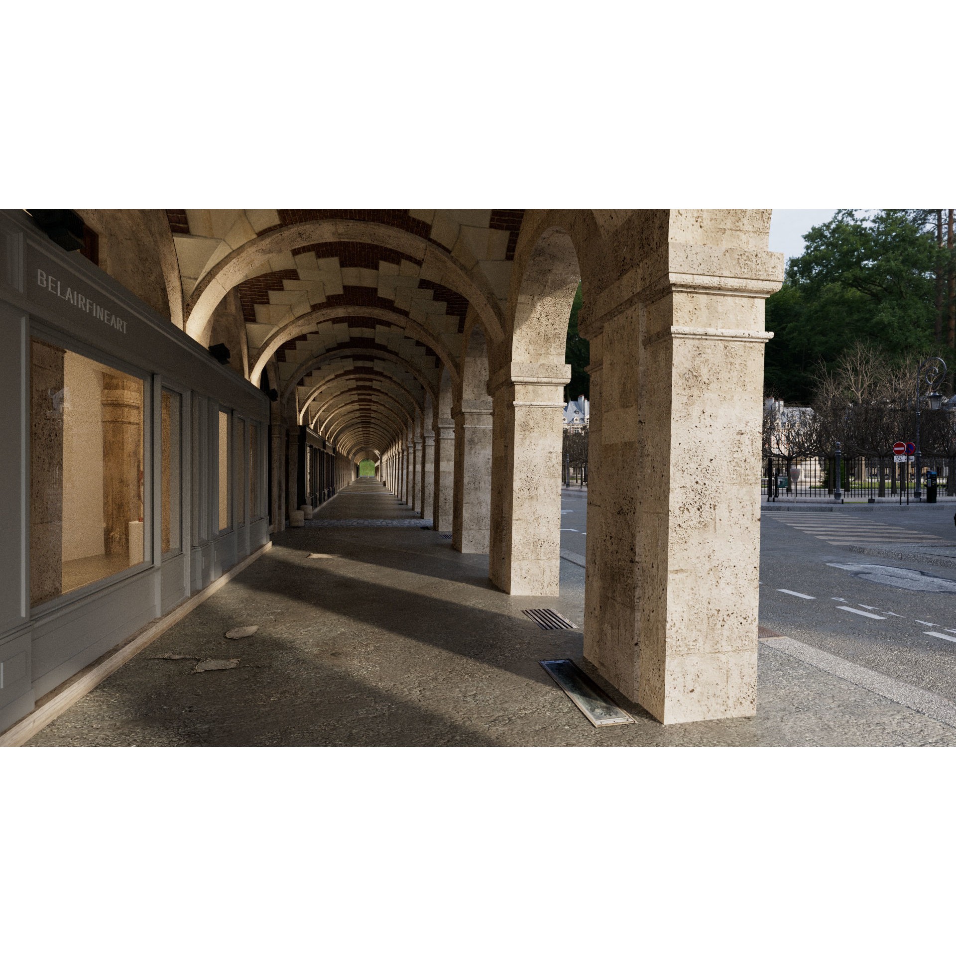 Paris Place des Vosges - Non Commercial License 3D Model - View 43
