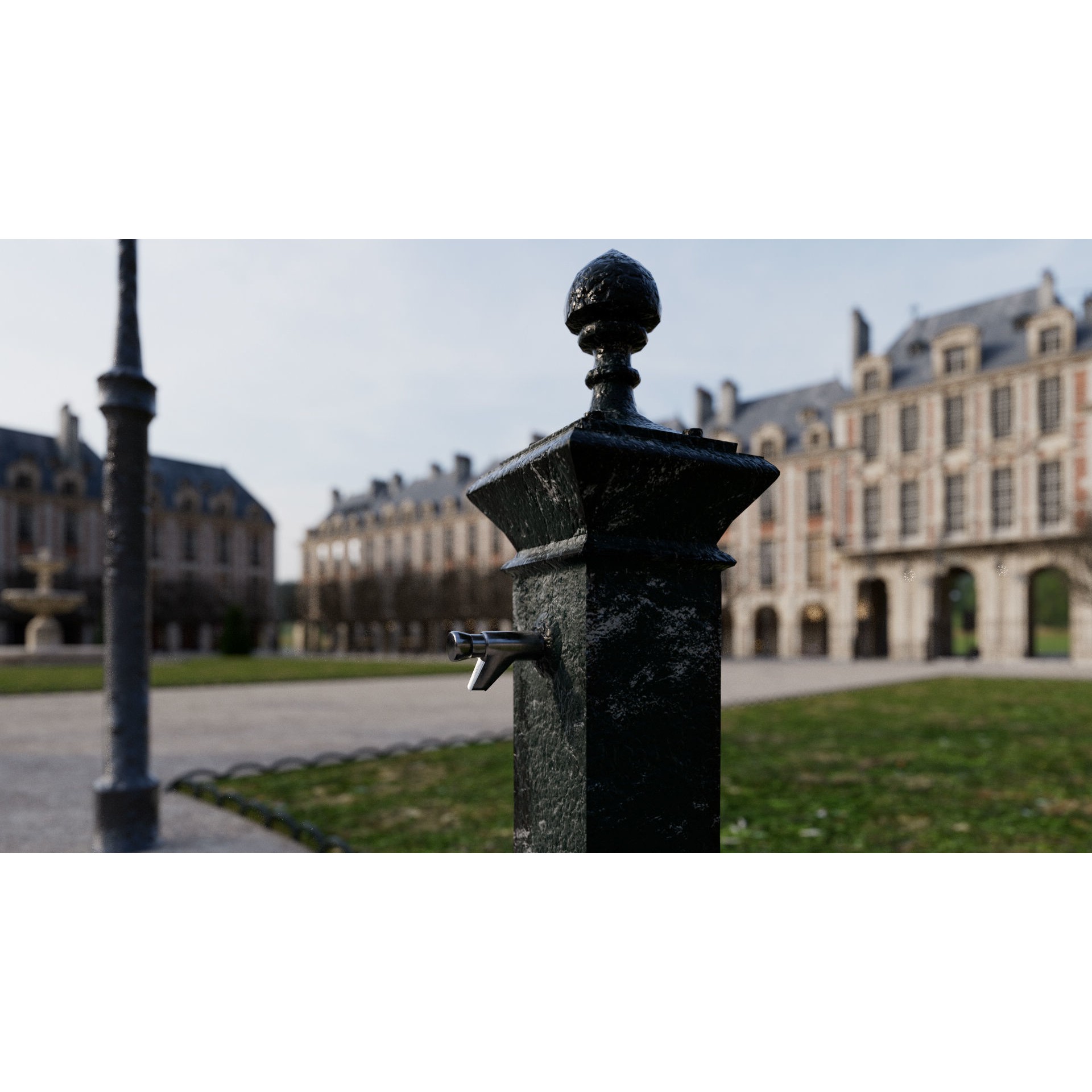 Paris Place des Vosges - Non Commercial License 3D Model - View 50