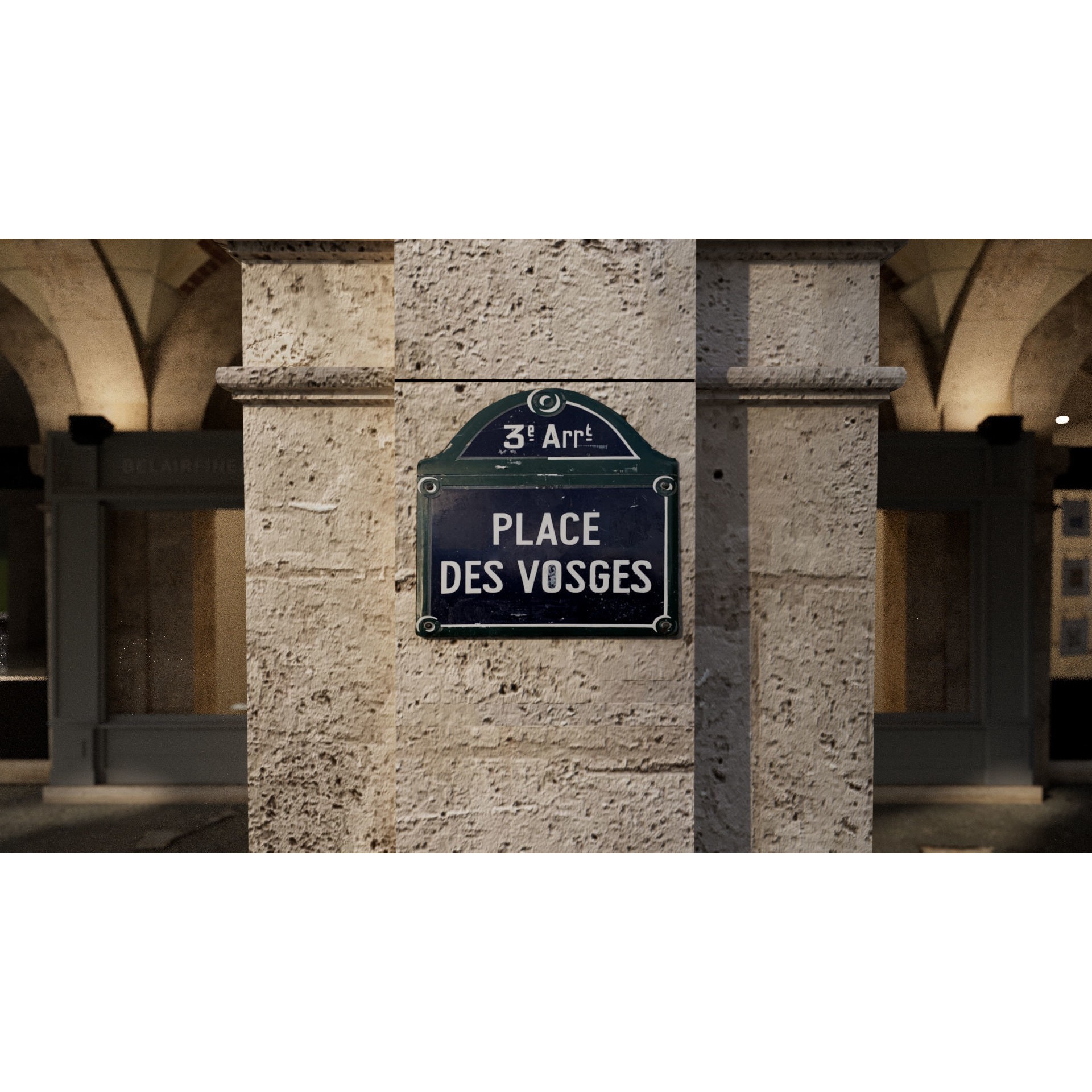 Paris Place des Vosges - Non Commercial License 3D Model - View 52