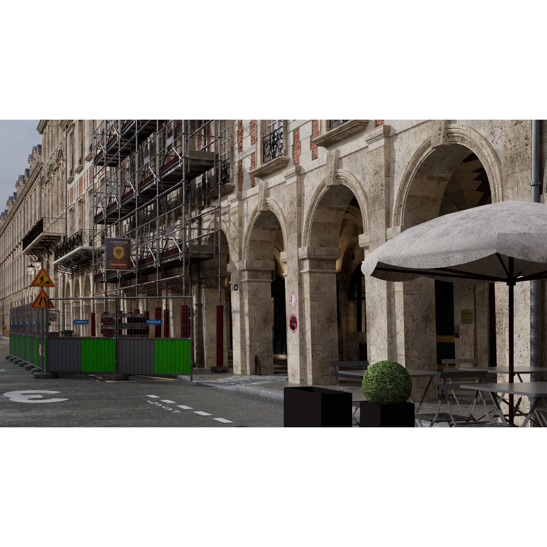 Paris Place des Vosges - Non Commercial License 3D Model - View 59