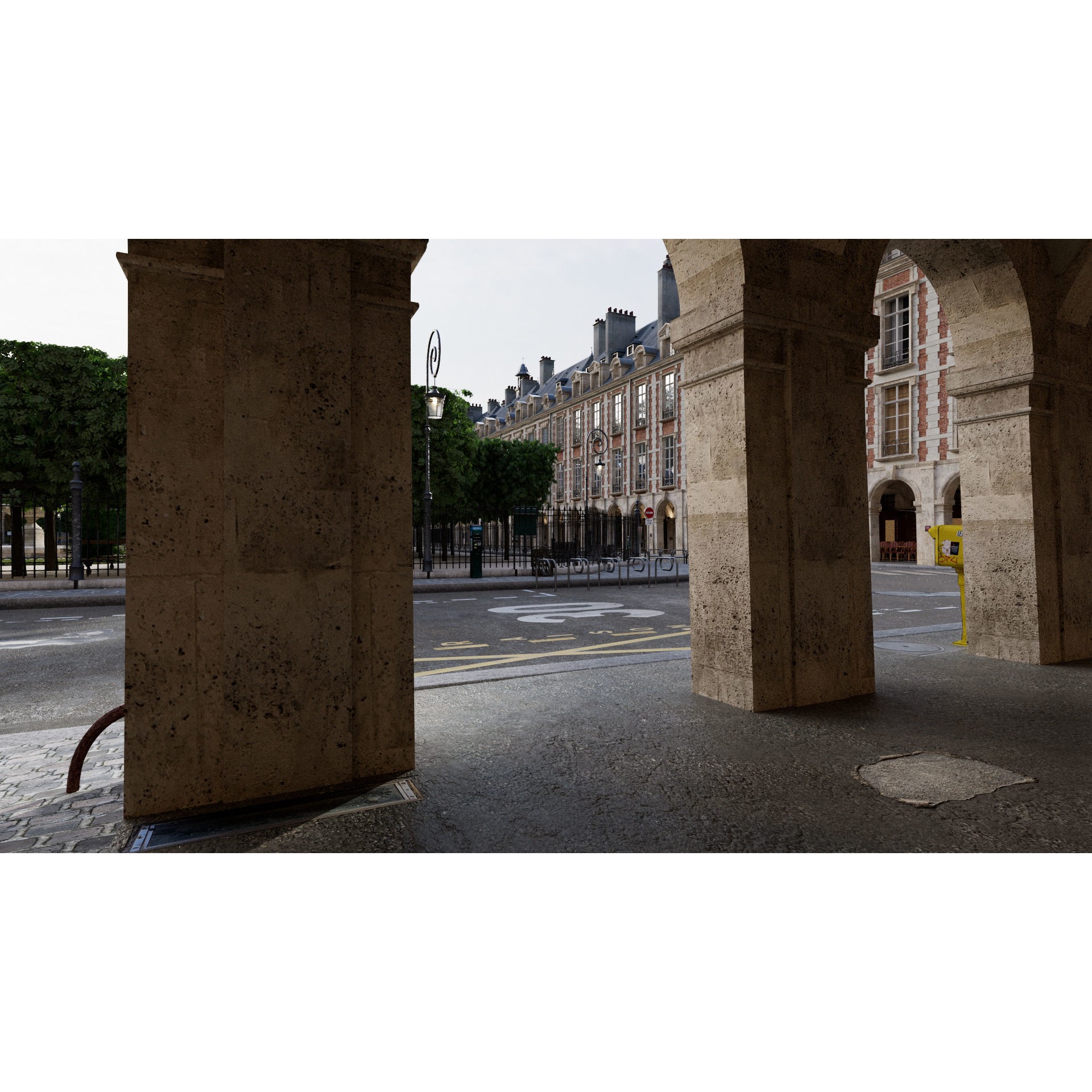 Paris Place des Vosges - Non Commercial License 3D Model - View 8