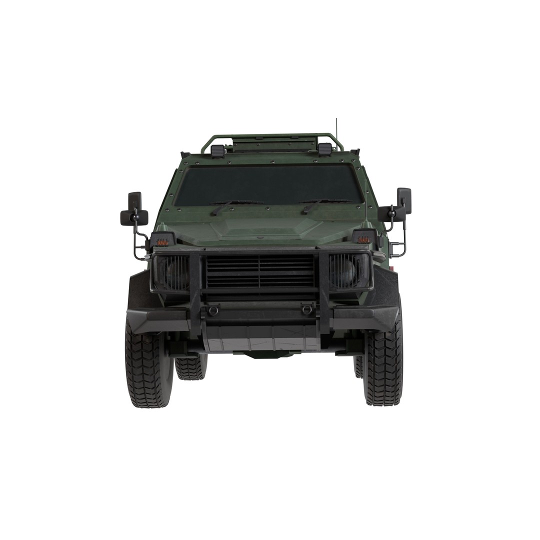 LAPV Enok Light Armored Patrol Vehicle 3D Model – Low Poly, PBR Textures, Game Ready - View 8